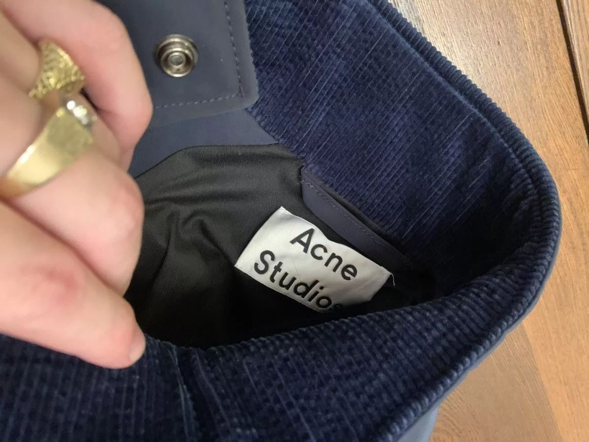 Acne Studios Heavy Coats Acne Studios Acne Studio Goretex Heavy Jacket Blue
