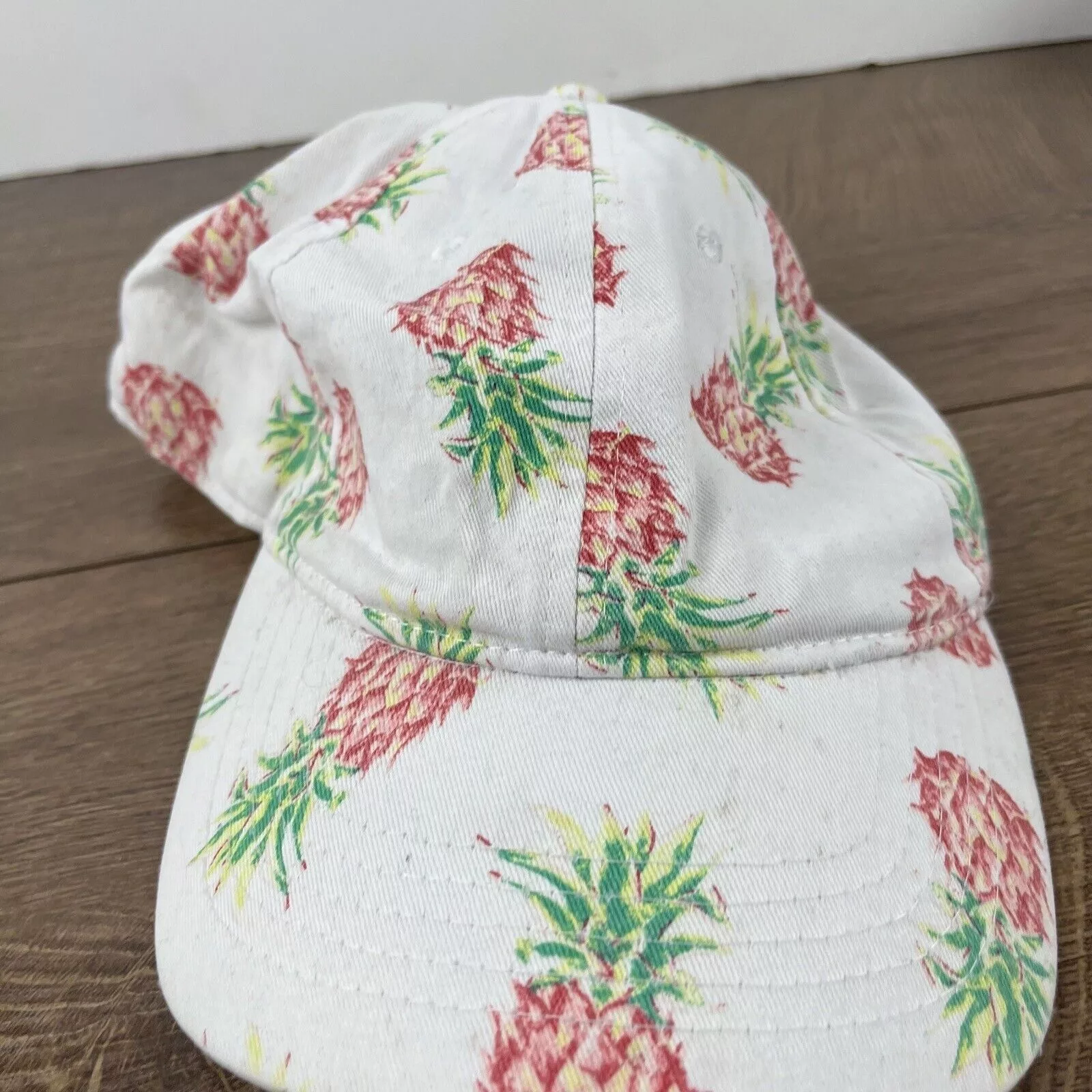 Other Hats Other Pineapple Adjustable Hat White Pineapple Adjustable Hat Adul