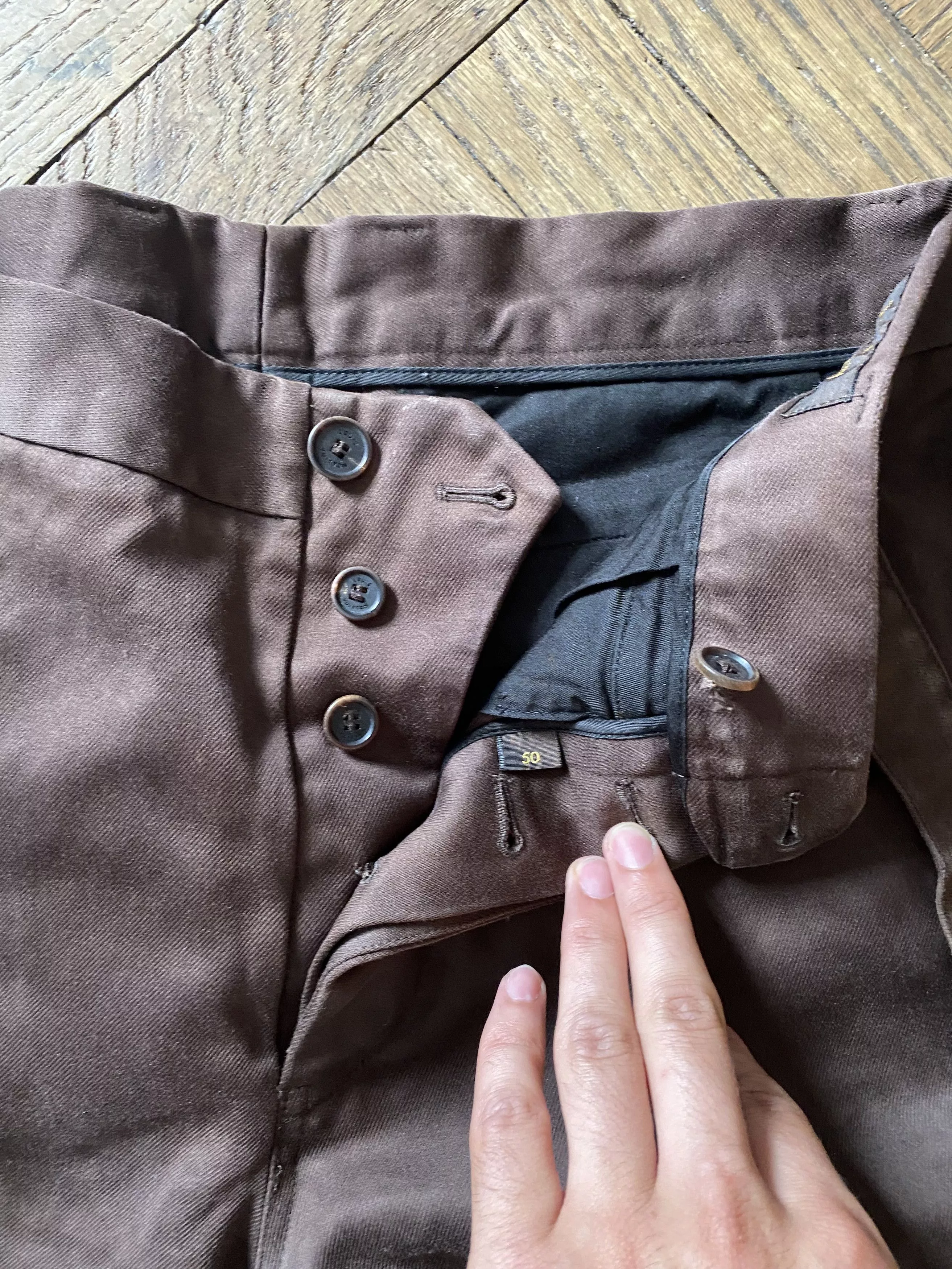 Louis Vuitton Cropped Pants Louis Vuitton Cropped Pant Brown