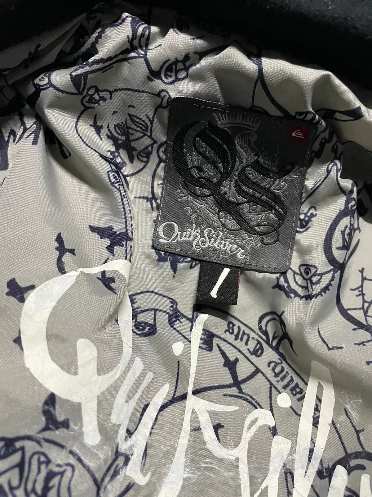 Quicksilver Light Jackets Outdoor QuickSilver 1969, Oceanbeach fullprint Windbreaker Multi Gorpcore