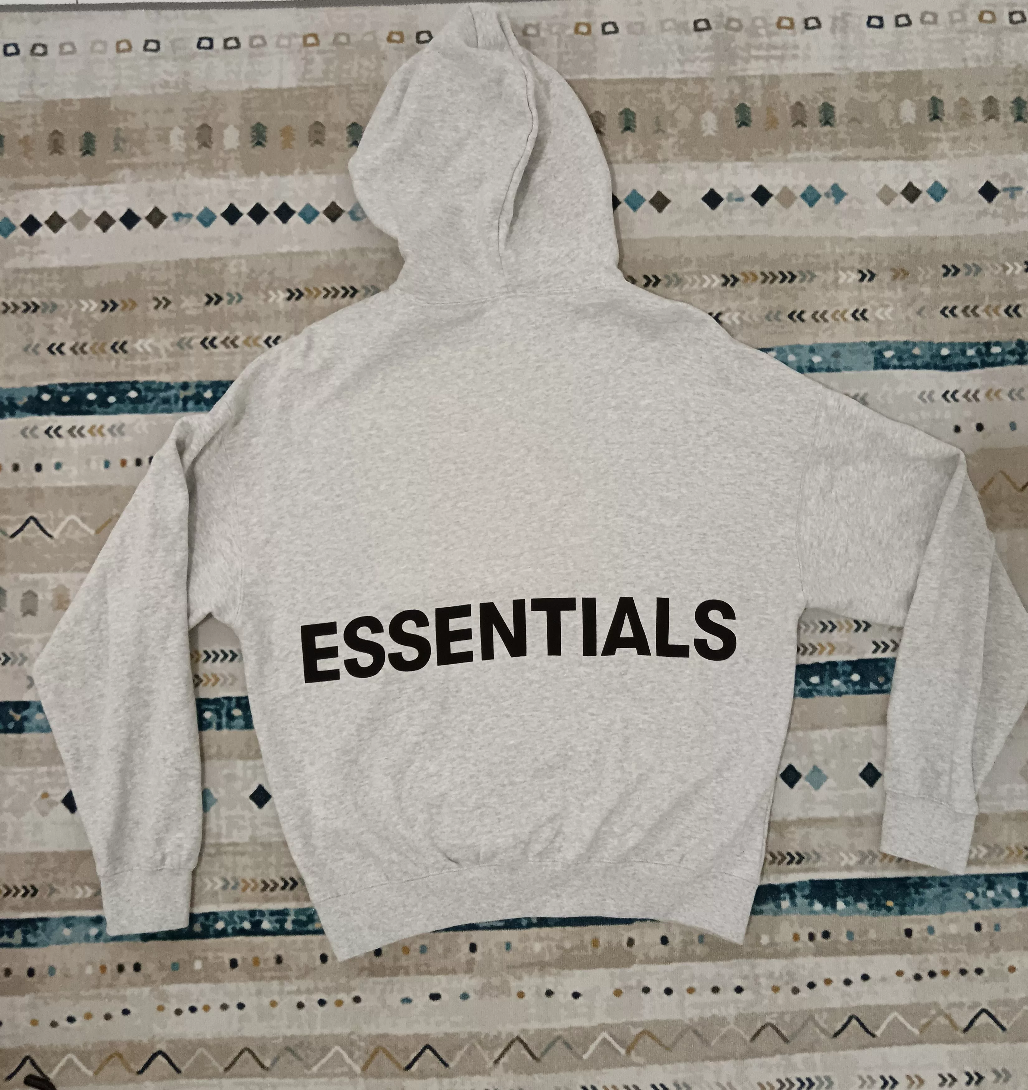 Essentials Light Jackets Essentials × Fear of God Fear of God Essential Grey Hooded Sweatshirt Gray