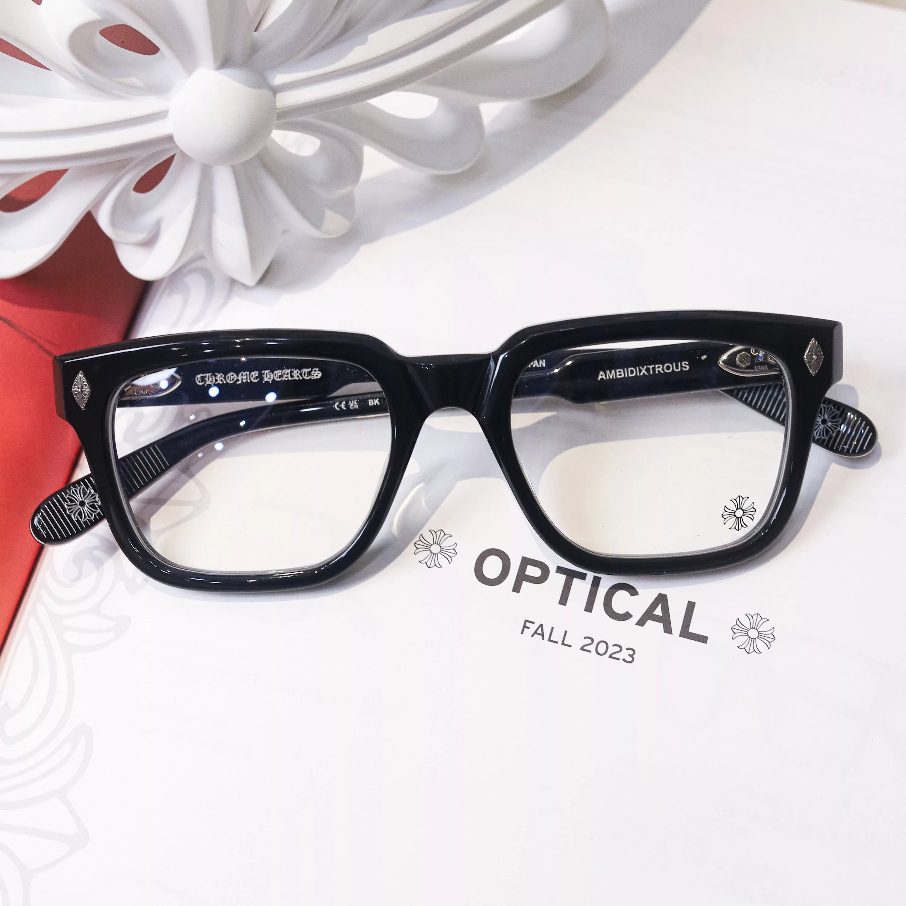 Chrome Hearts Glasses CHROME HEARTS Ambidixtrous BLACK