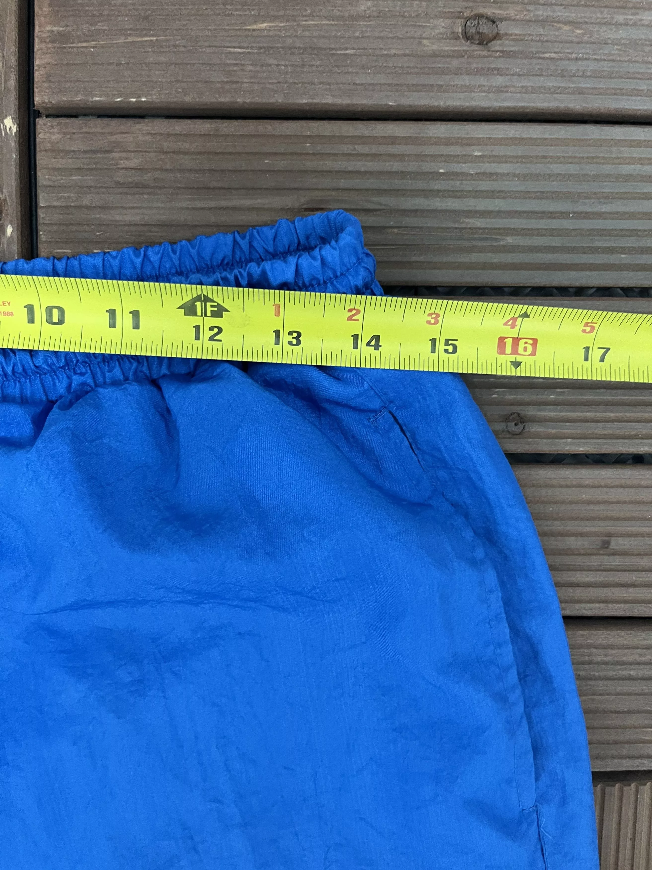 Vintage Sweatpants Joggers Plain Blue Vintage Lined Track Pants