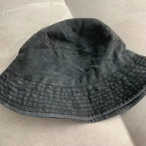 Other Hats Other Washed Denim Bucket Hat Black Avant-Garde