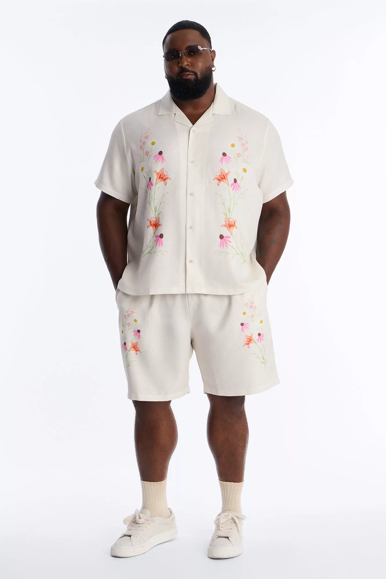 Florus Relaxed Short - Cream/combo