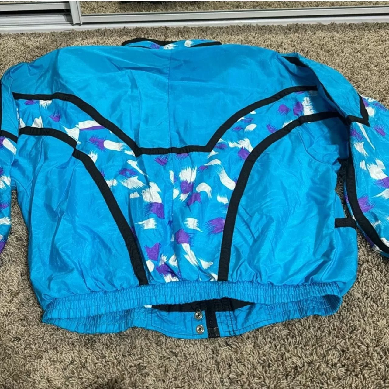Vintage Sweatshirts Vintage Windbreaker Blue