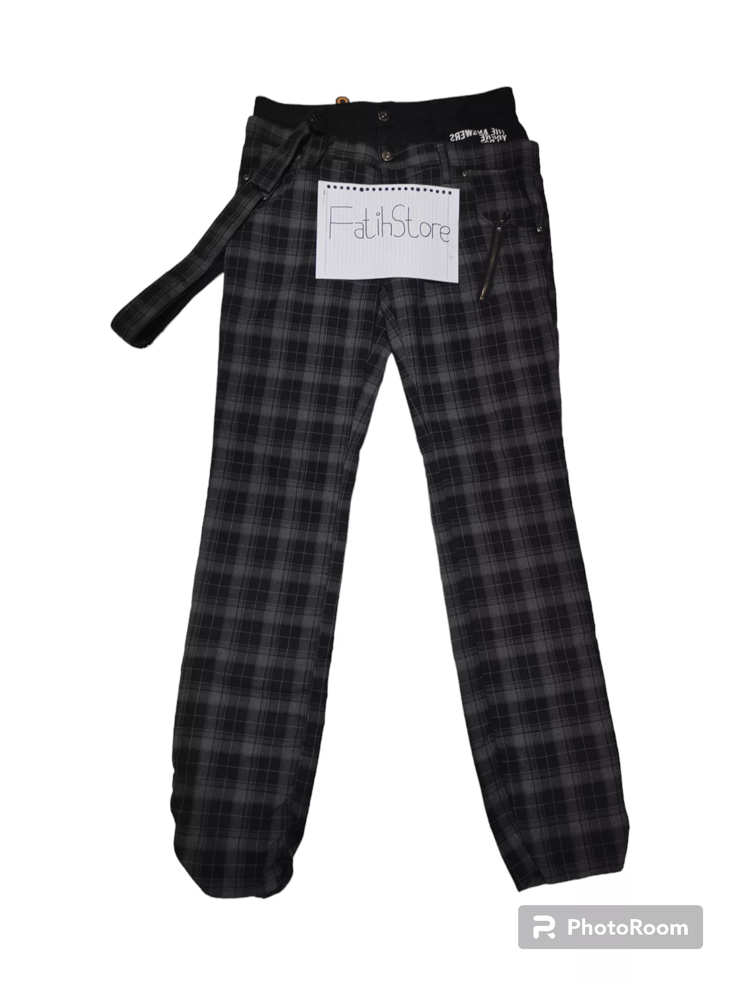 Japanese Brand Casual Pants Japanese Brand × KMRii × Le Grande Bleu (L.G.B.) ⚡NEEDGONE⚡RAGOUT Double Waist Tartan Punk Pants Ghotick Multi