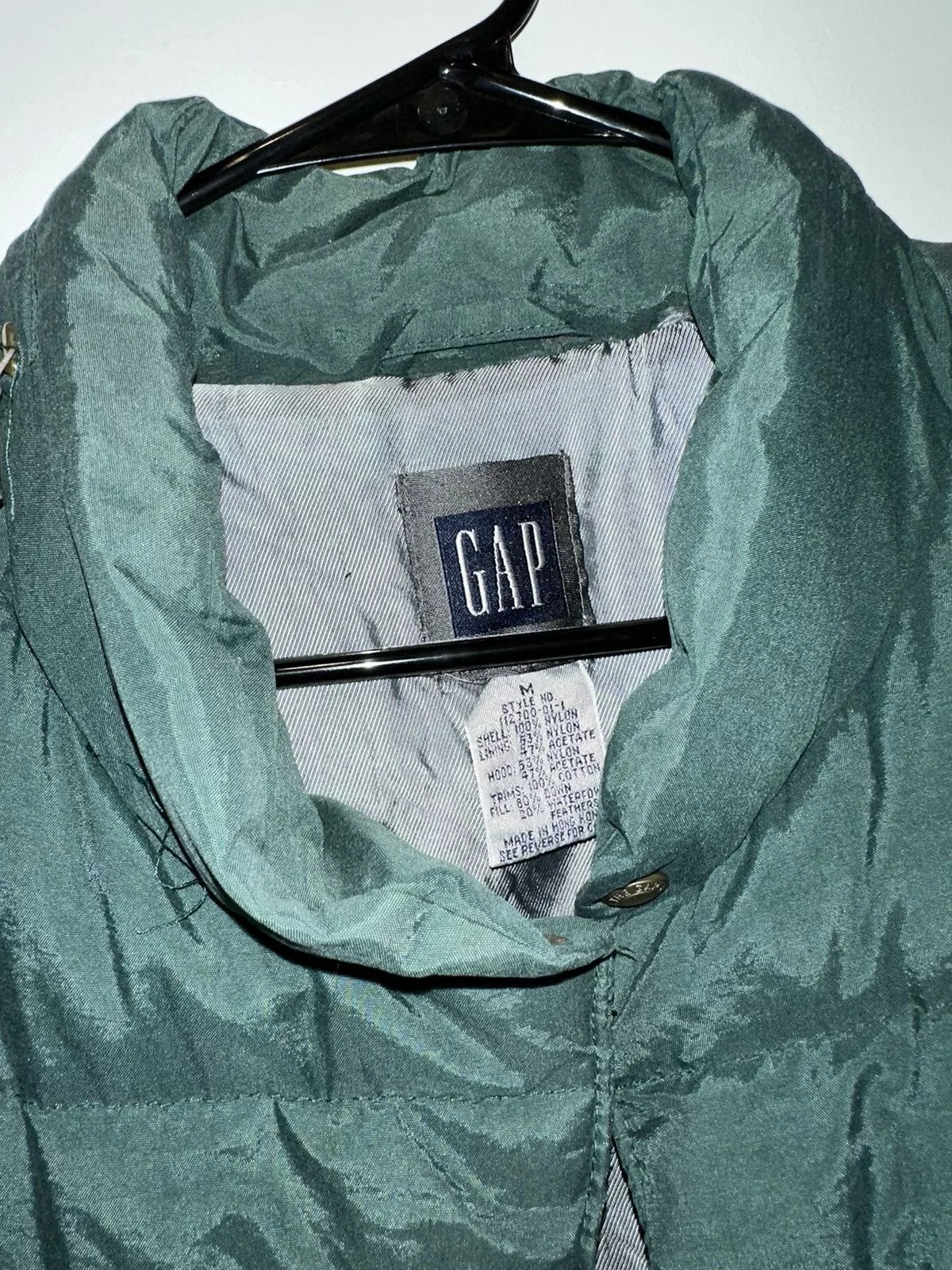 Gap Vests Gap Green Puffer Vest