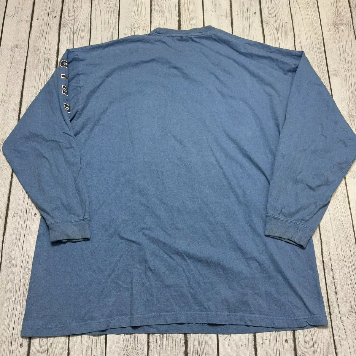 Marithe + Francois Girbaud Long Sleeve T Shirts Marithe + Francois Girbaud × Vintage Vintage Marithé + François Girbaud long sleeve tee Blue