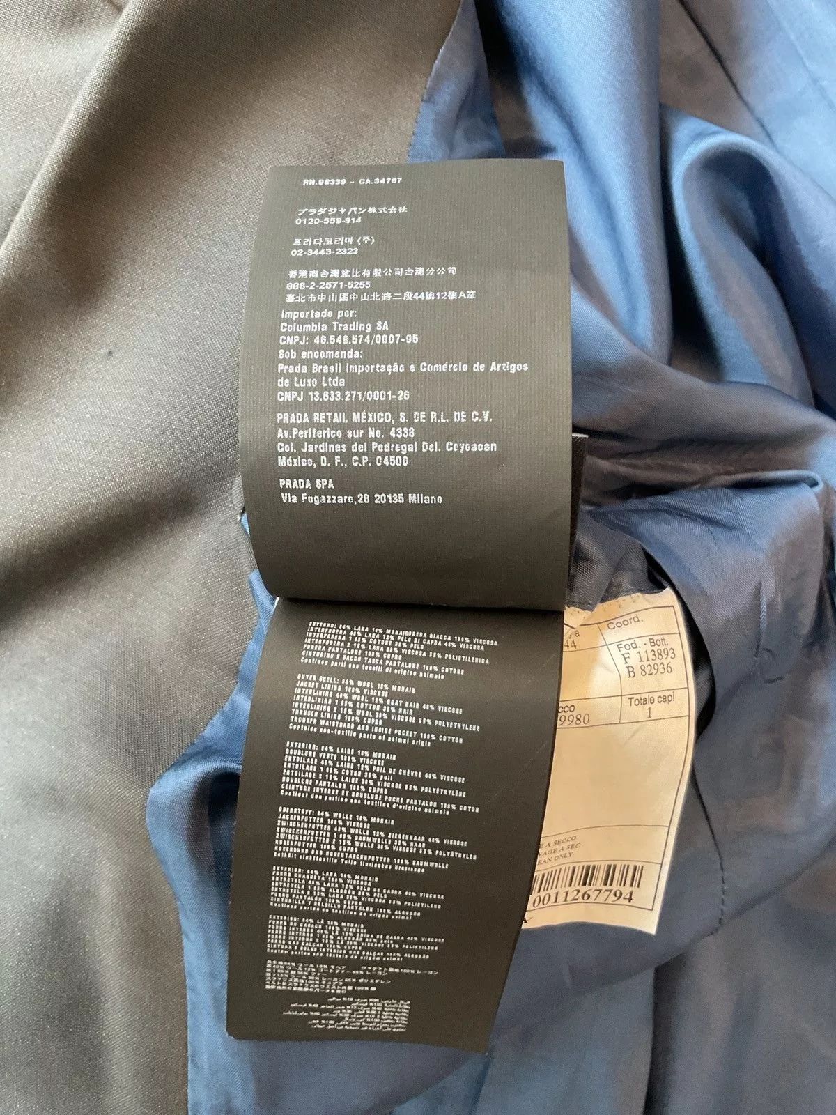 Prada Suits Prada Suit (blazer + trousers) 44R Gray