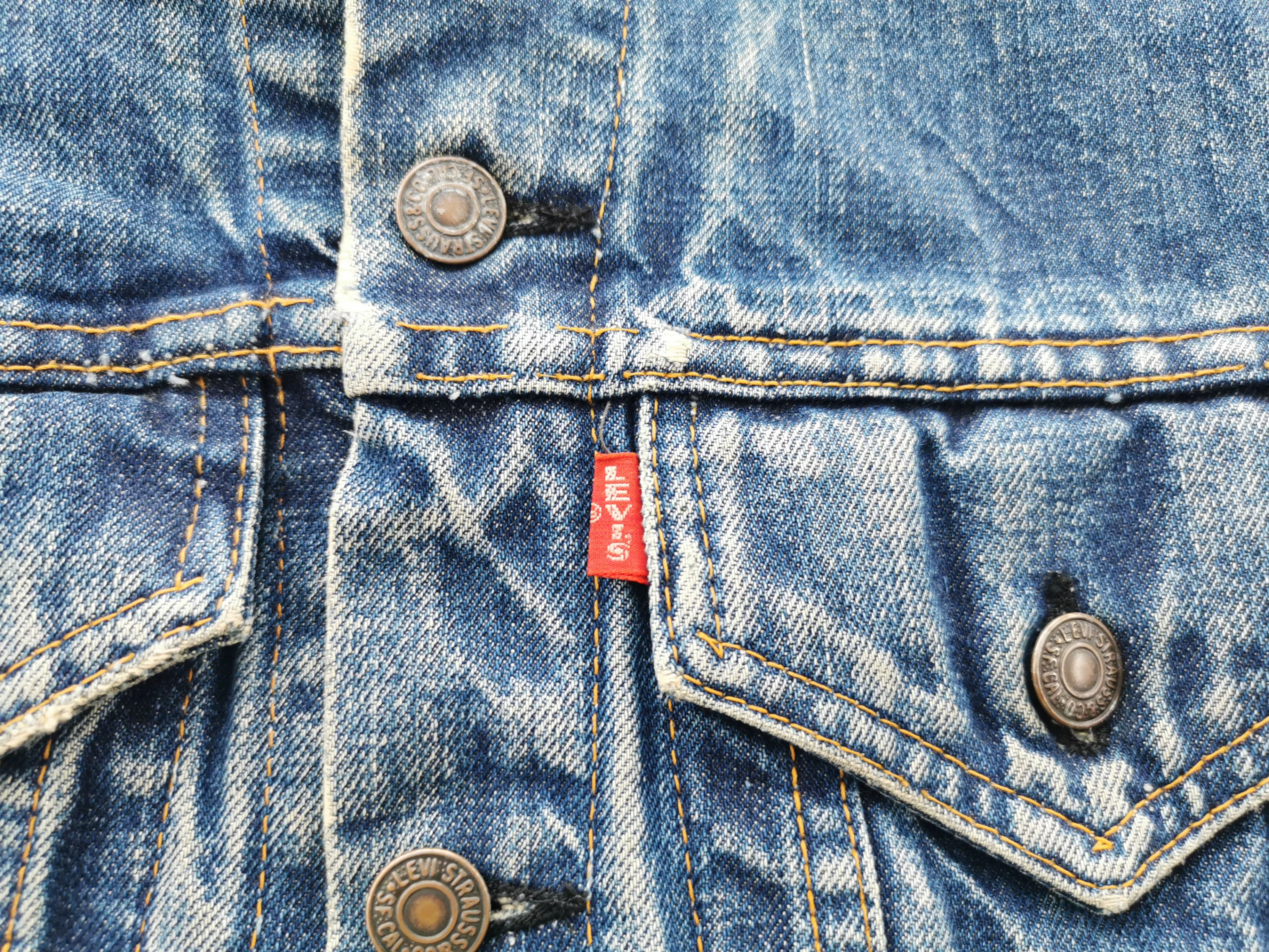Levi's Denim Jackets Levi's Distressed Vtg 80's Levis Trucker Denim Jacket Made In USA Blue