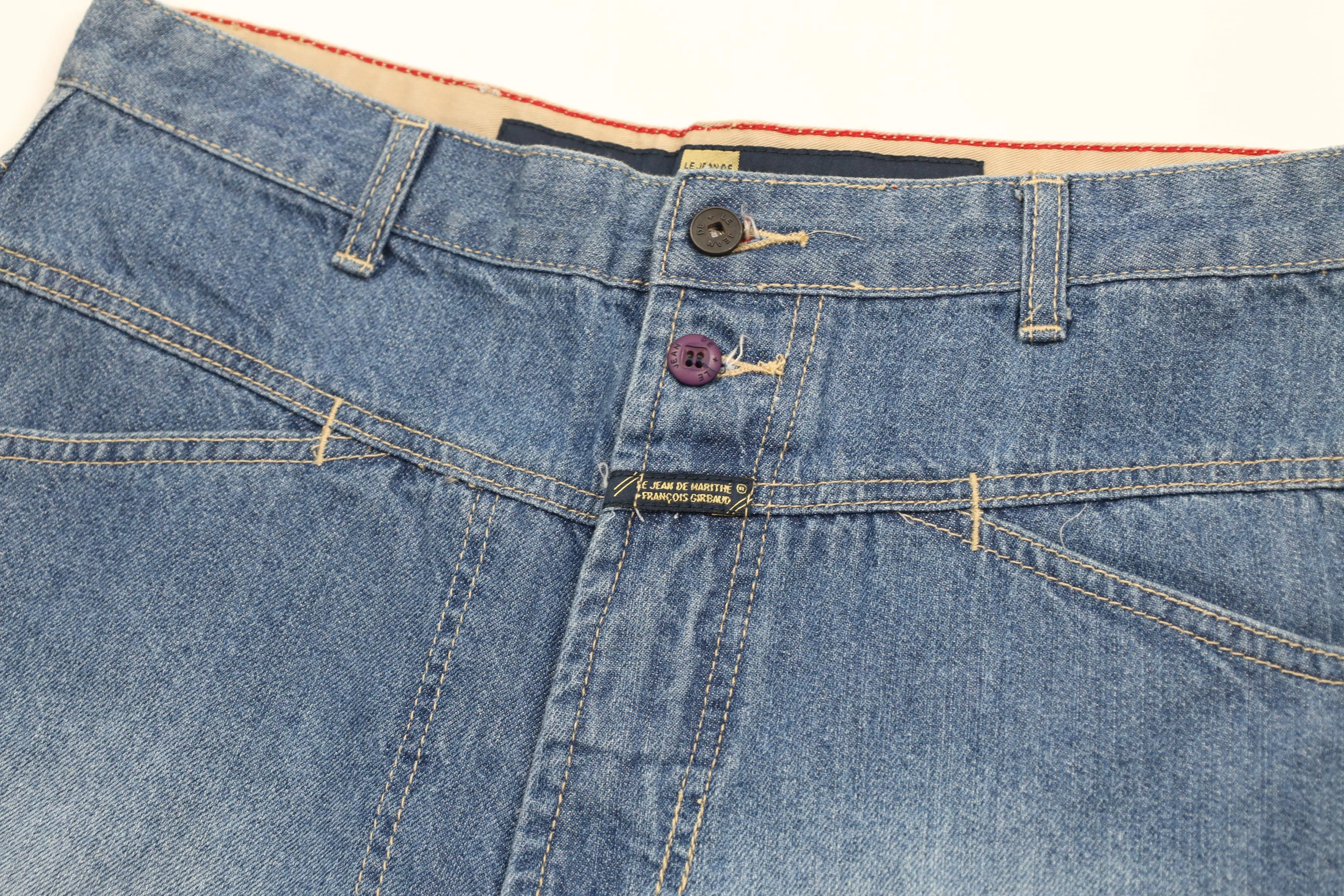 Marithe + Francois Girbaud Shorts Marithe + Francois Girbaud × Vintage Deadstock Vintage Marithe Francois Girbaud Denim Jean Shorts Blue