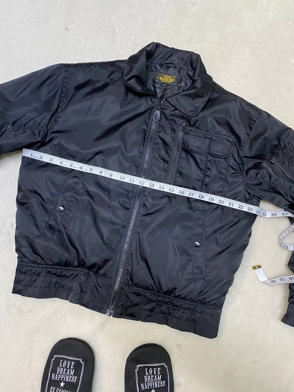Vintage Bombers Vintage Tomahawk jumper bomber jacket Black