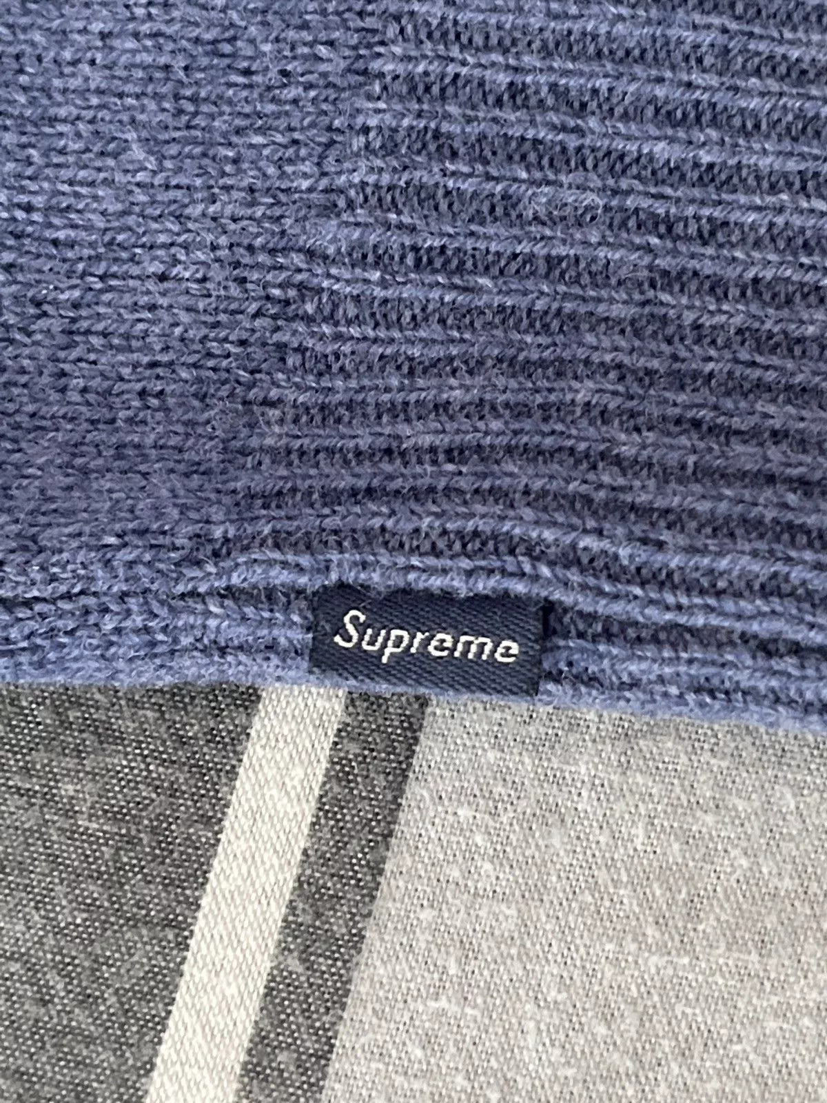 Supreme Sweaters Knitwear Supreme stone washed sweater navy Blue