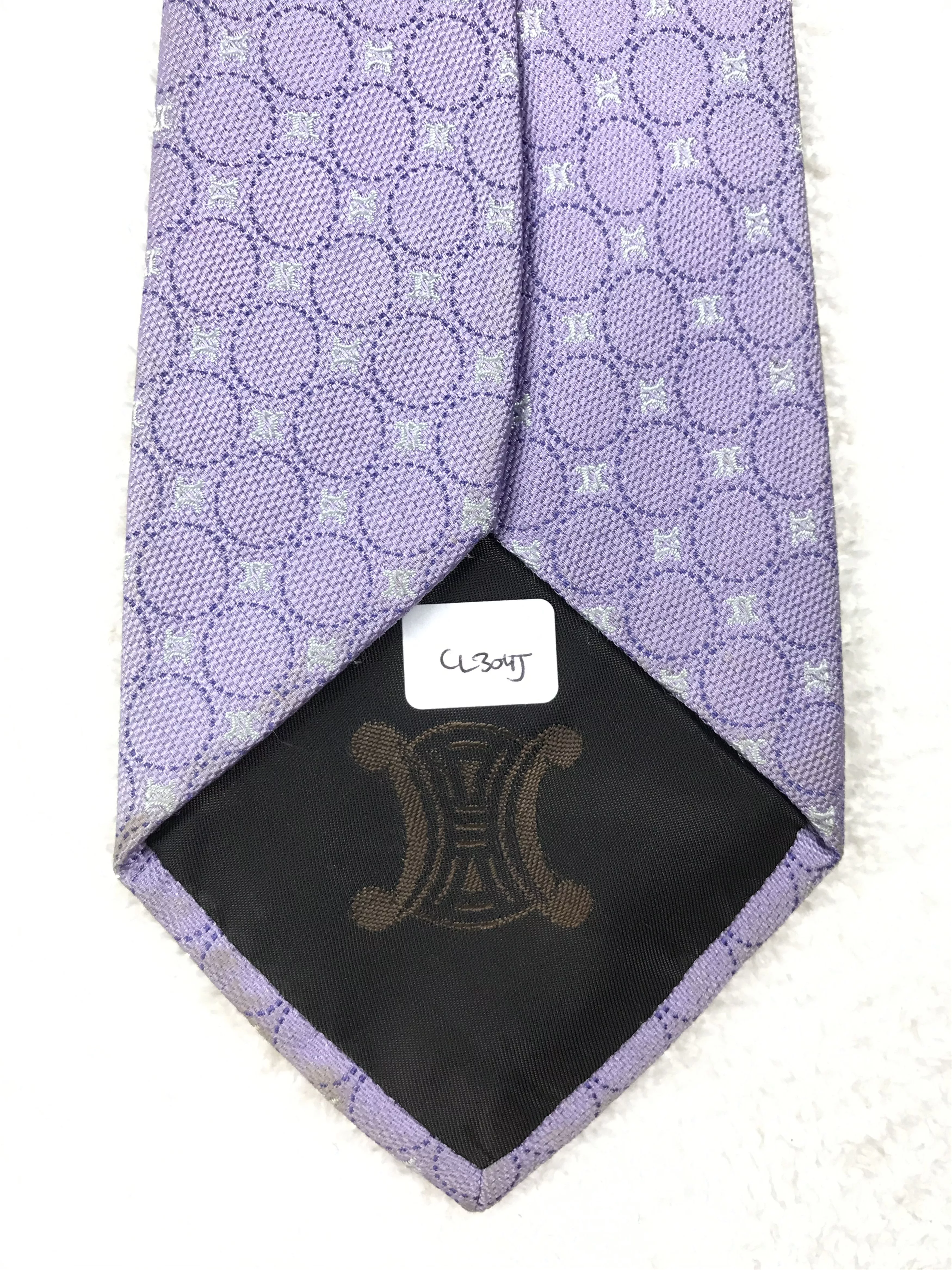 Celine Ties Pocketsquares Vintage Celine Monogram Silk Necktie Multi