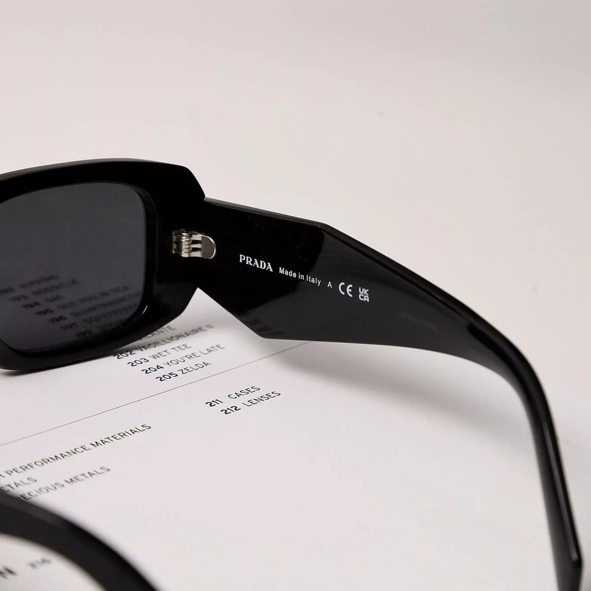 Prada Sunglasses PRADA 0PR 17WS SUNGLASSES Black