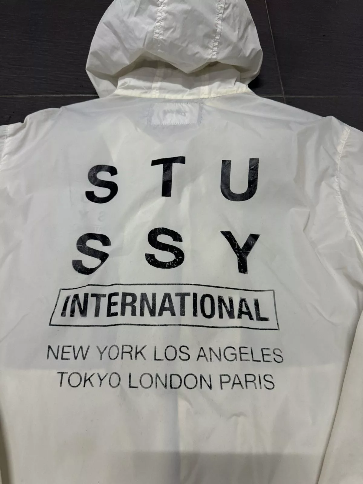 Stussy Light Jackets STUSSY INTERNATIONAL LIGHT WINDBREAKER White