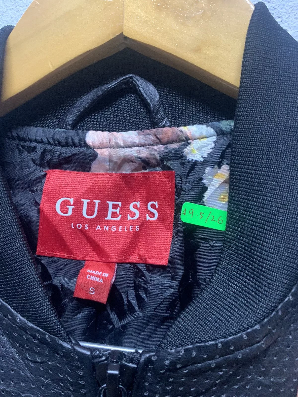Guess Leather Jackets Guess Leather Jacket Black Avant-Garde