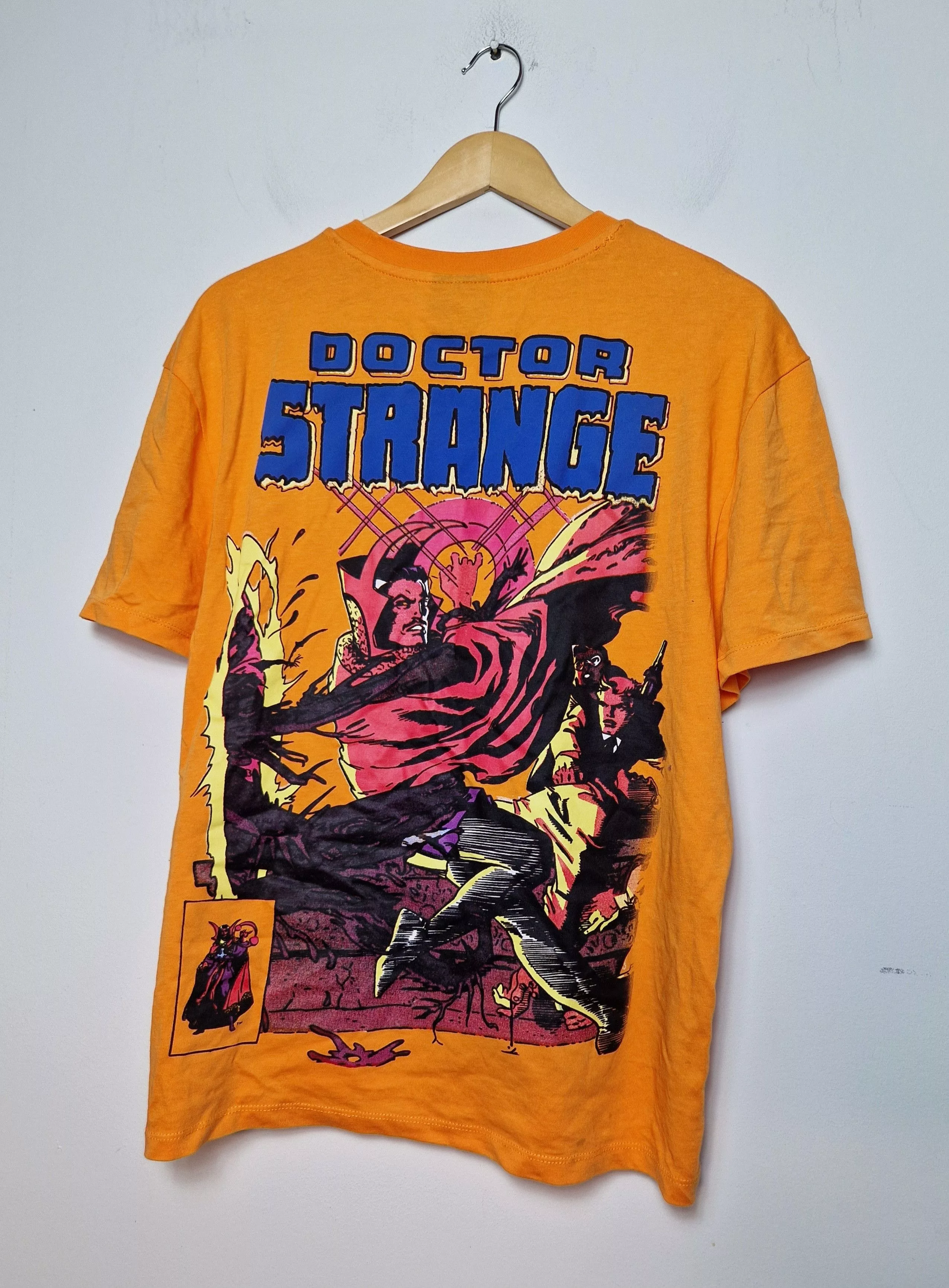 Marvel Comics Short Sleeve T Shirts Marvel Comics × Vintage Marvel Comics Doctor Strange tee Orange