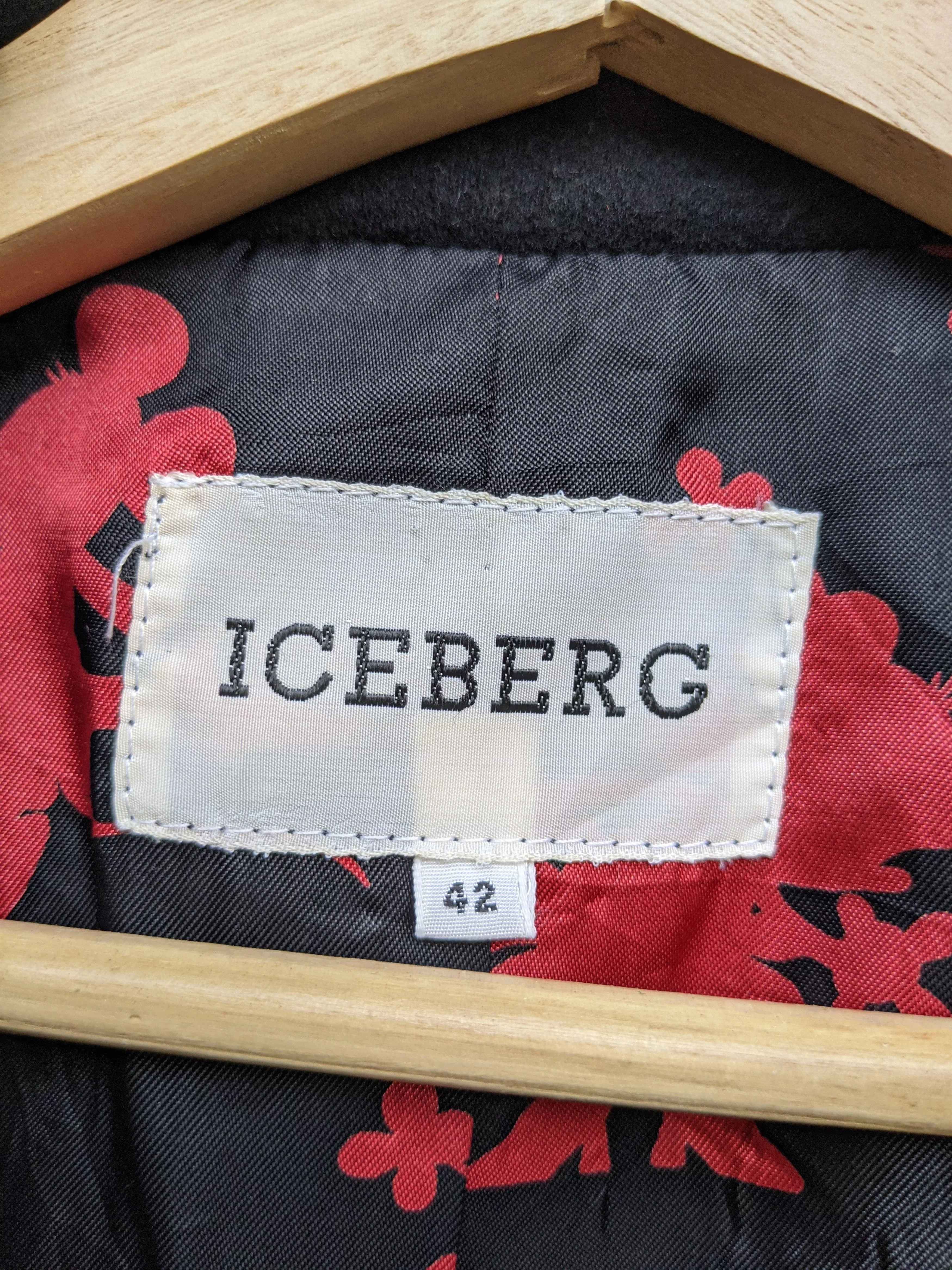 Iceberg Light Jackets ICEBERG MINNIE BUTTON DOWN JACKET Black