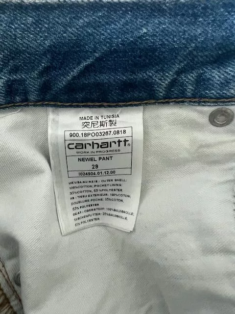 Carhartt Denim Carhartt Newel Pant Blue