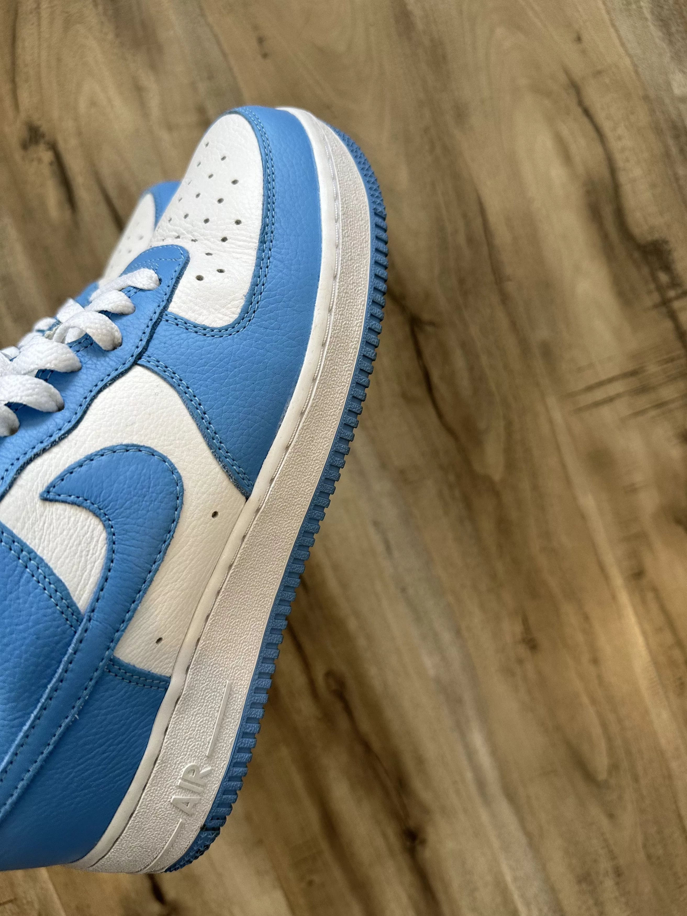 Nike Low Top Sneakers Air Force 1 UNC Nike iD Blue