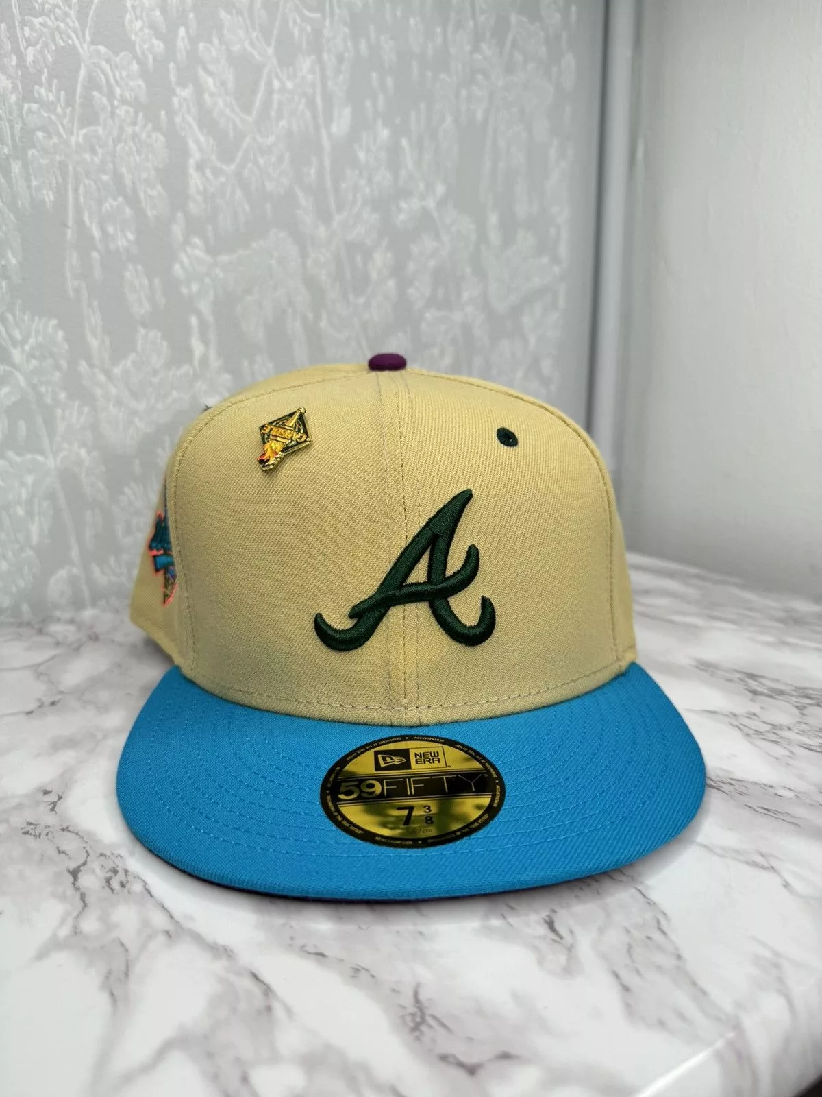 New Era Hats New Era Atlanta Braves X Capsule 7 3/8 2 tone fitted Brown
