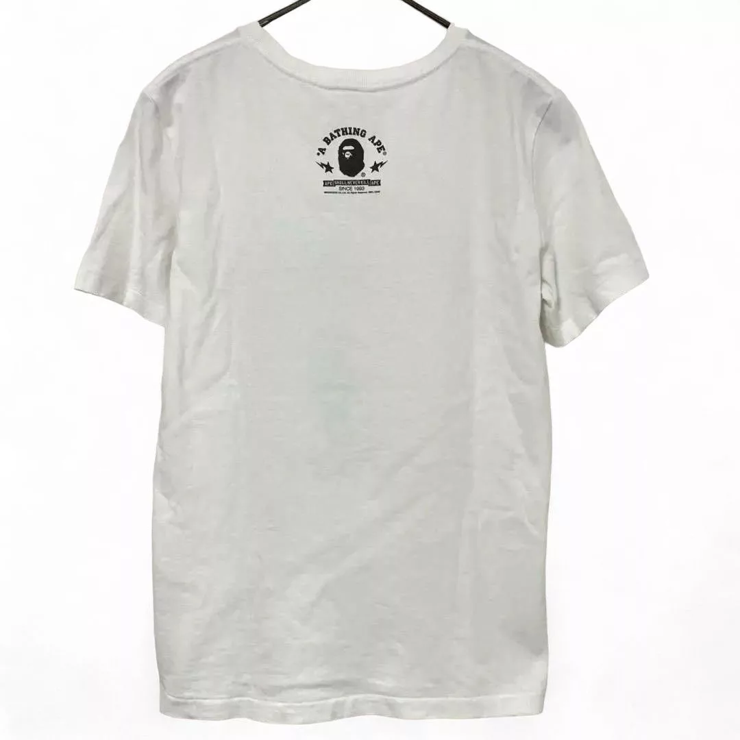 Bape Short Sleeve T Shirts Bape Baby Lisa Tee White
