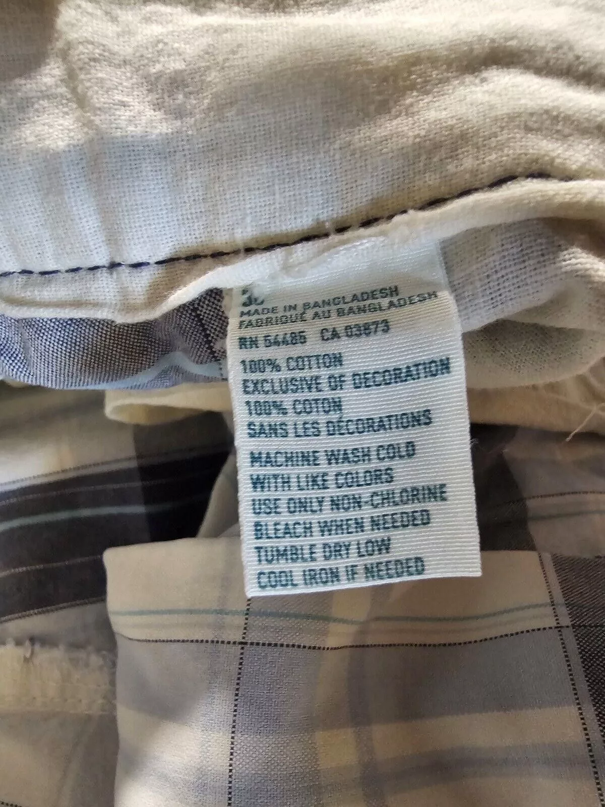 Designer Shorts Designer American Eagle Prep Fit Men's 36 Blue Plaid Shorts