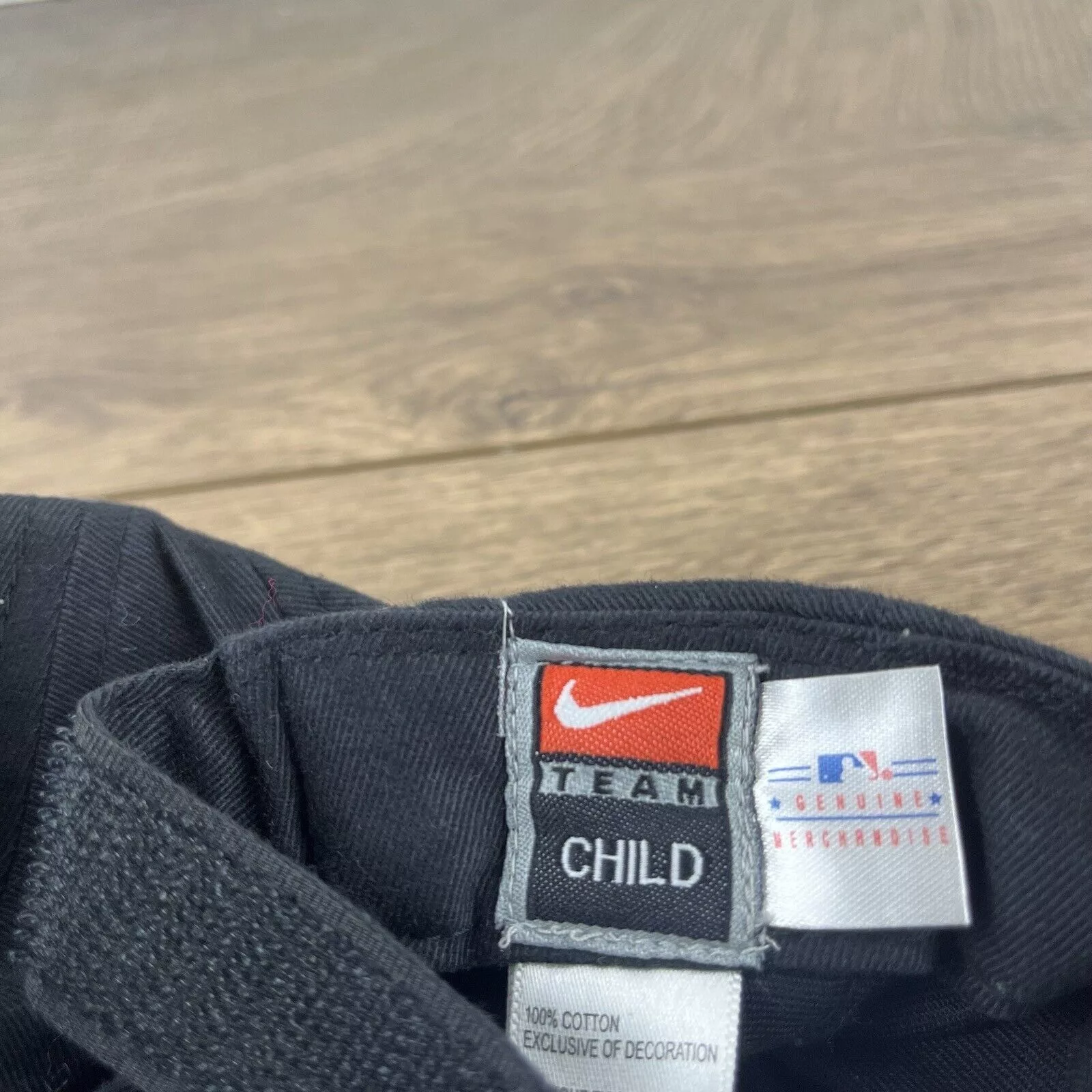 Nike Hats San Francisco Giants CHILD Hat Nike Black Hat Adjustable Bla