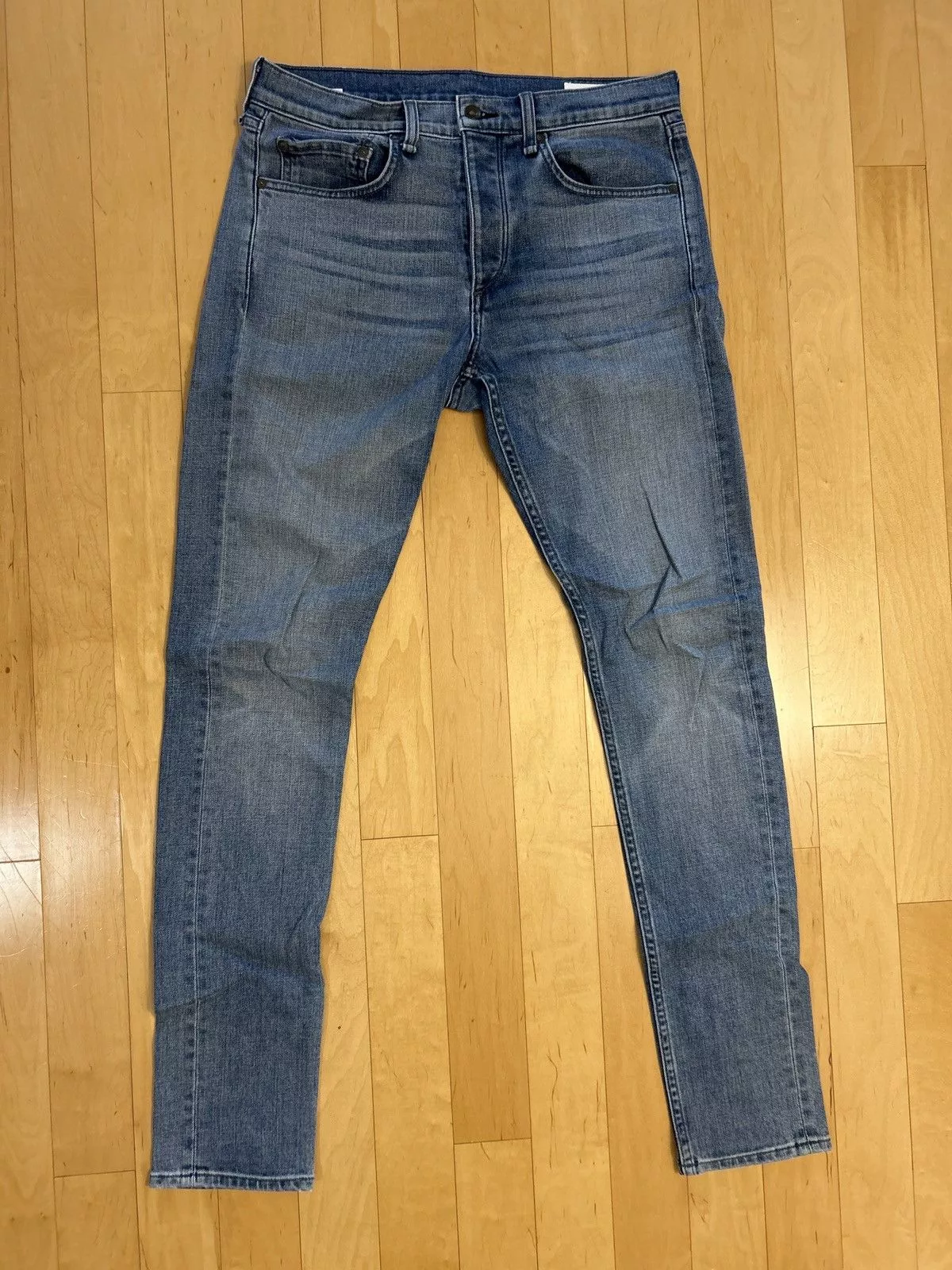 Rag & Bone Denim Rag & Bone Fit 1 Extra Slim Jeans Blue Streetwear