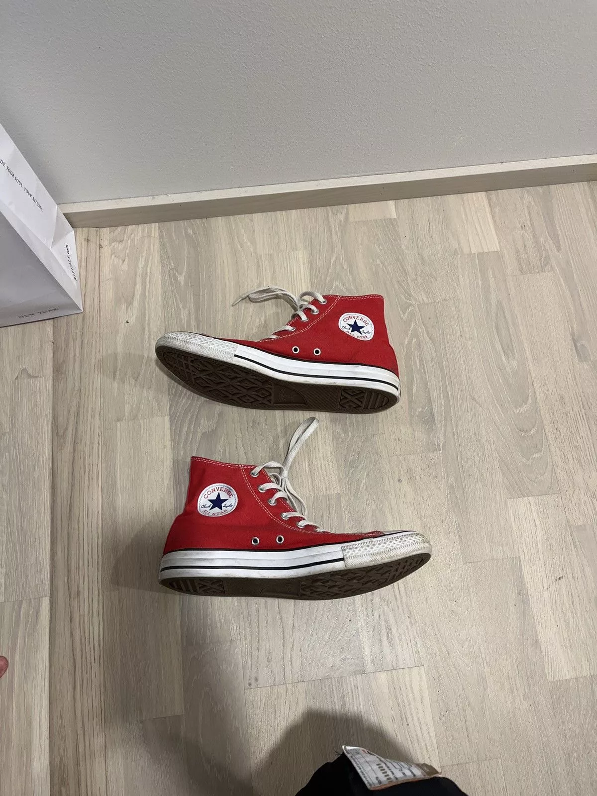 Converse Hi Top Sneakers Converse Chuck Taylor All Star Hi red sneakers s