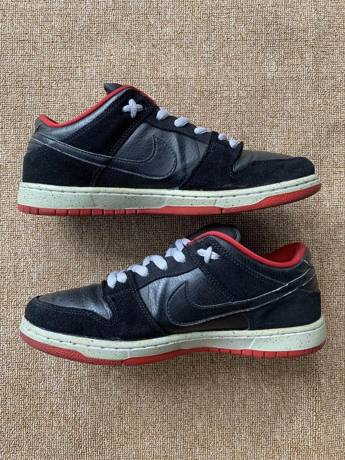 Nike Low Top Sneakers Nike Dunk Low Pro Sb Black Cement '15 Gray