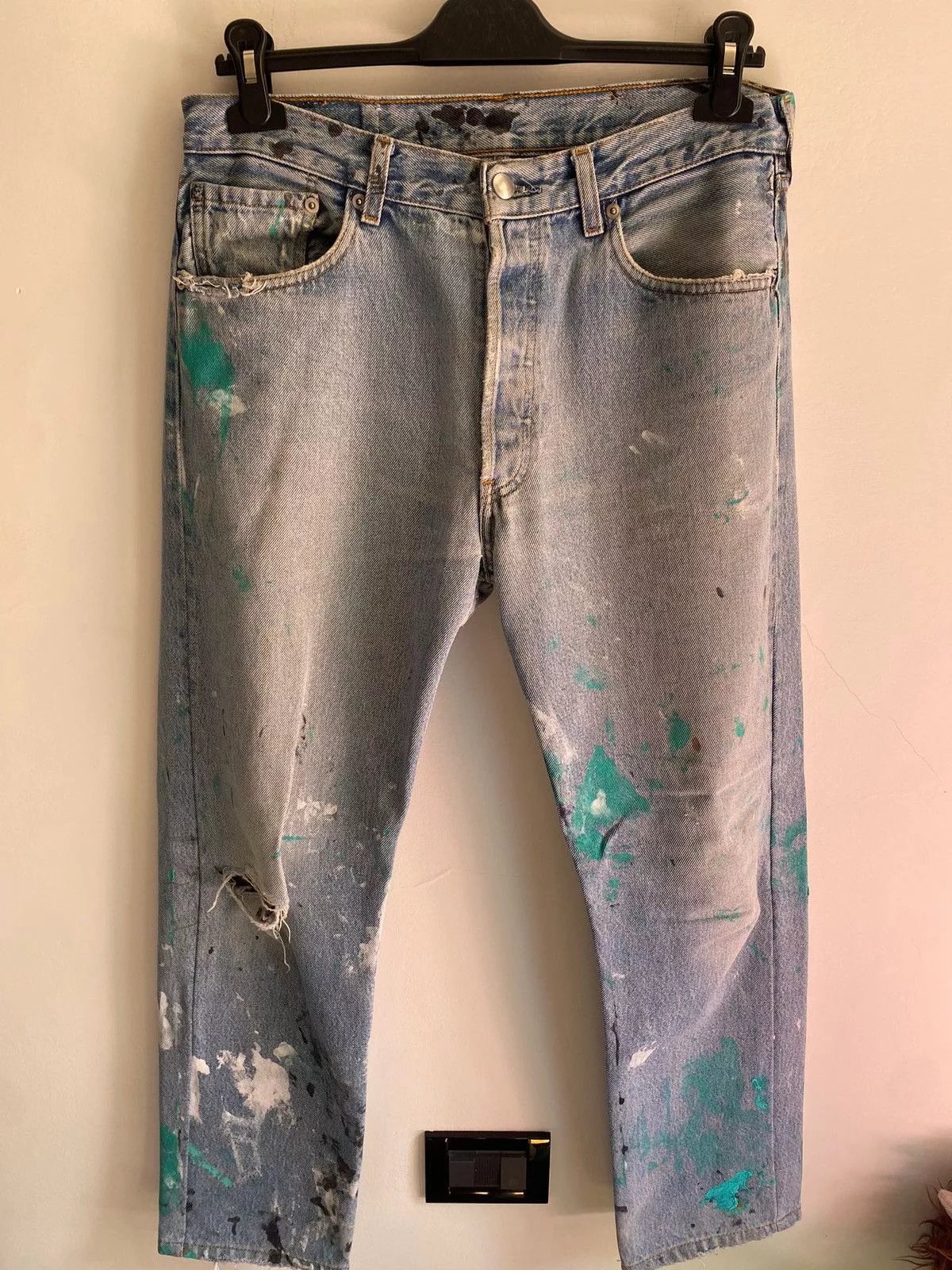 Other Denim Other Custom paint denim Blue Streetwear