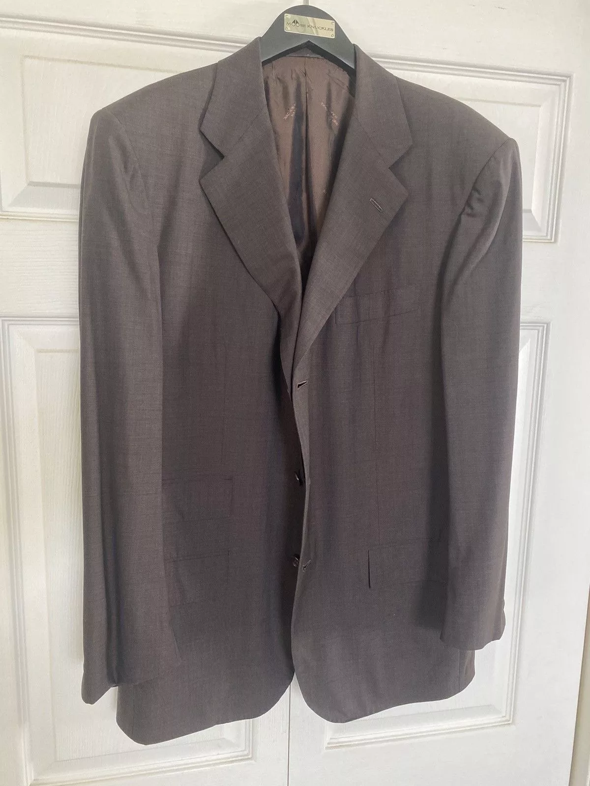 Kiton Blazers Kiton Lightweight Suit Jacket Brown