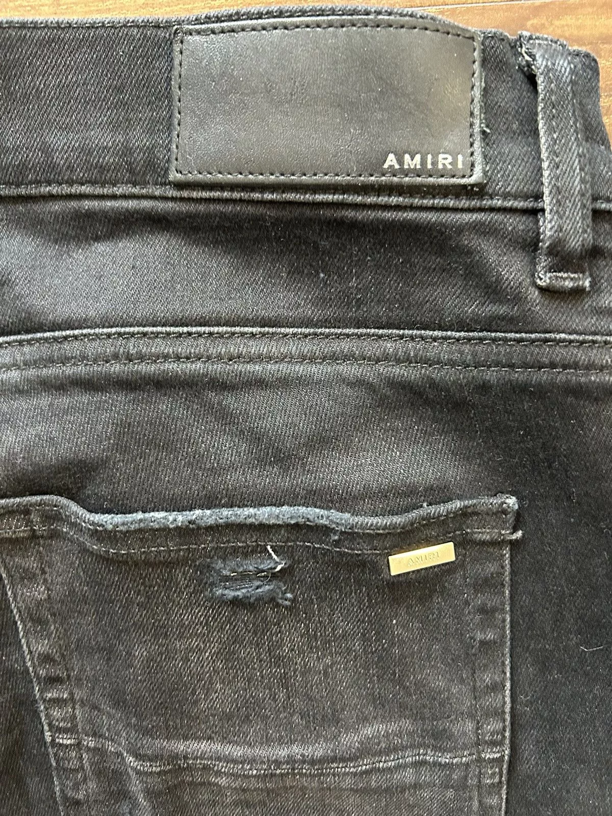 Amiri Denim Amiri Angel Black Denim Jeans