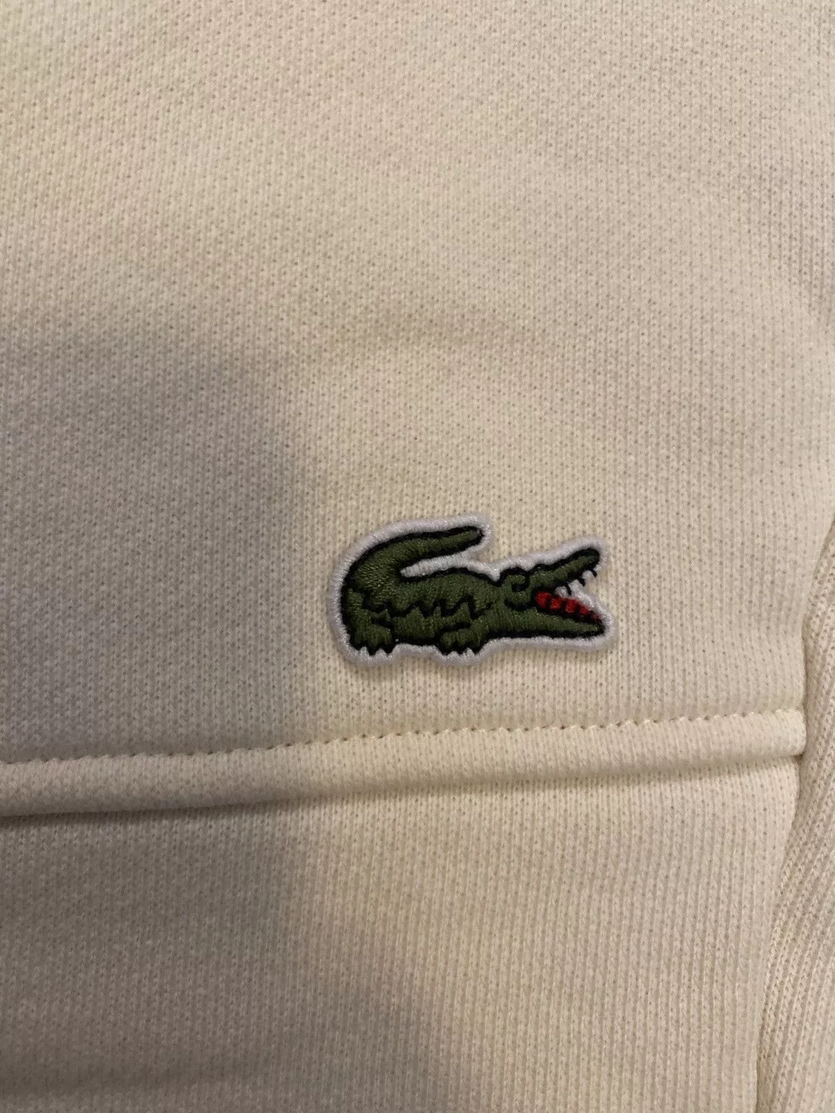 Lacoste Sweatpants Joggers Lacoste cream sweatpants White
