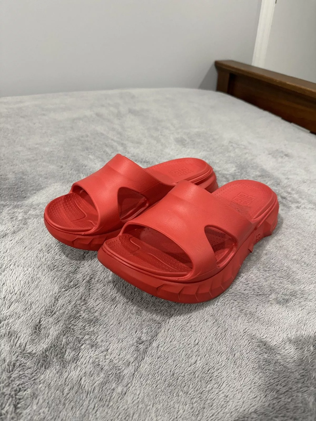 Givenchy Sandals Givenchy Marshmallow Slider Sandal- Red