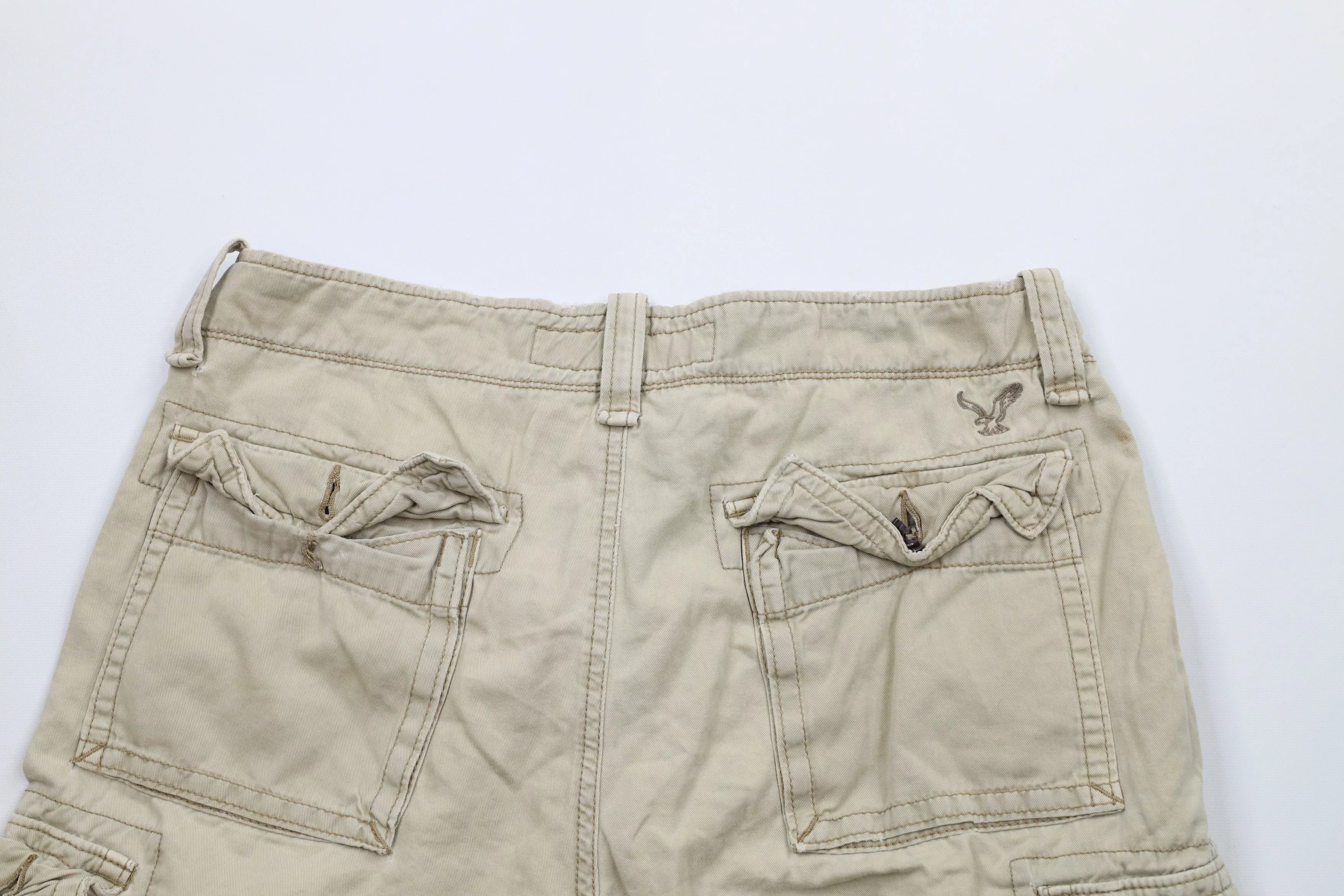 American Eagle Outfitters Shorts American Eagle Outfitters × Vintage Vintage American Eagle Outfitters Length Cargo Shorts Beige