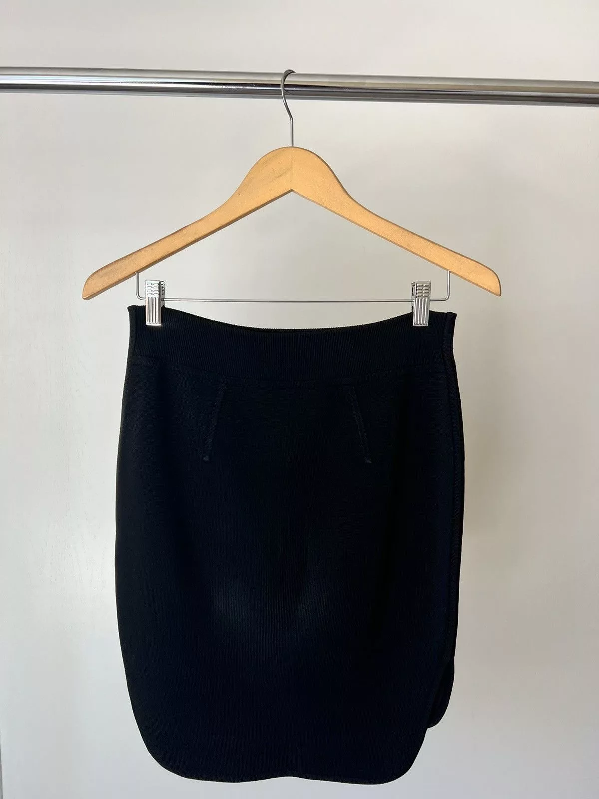 Alexander Wang Mini Skirts Alexander Wang Black Fitted Mini Skirt in Size Medium