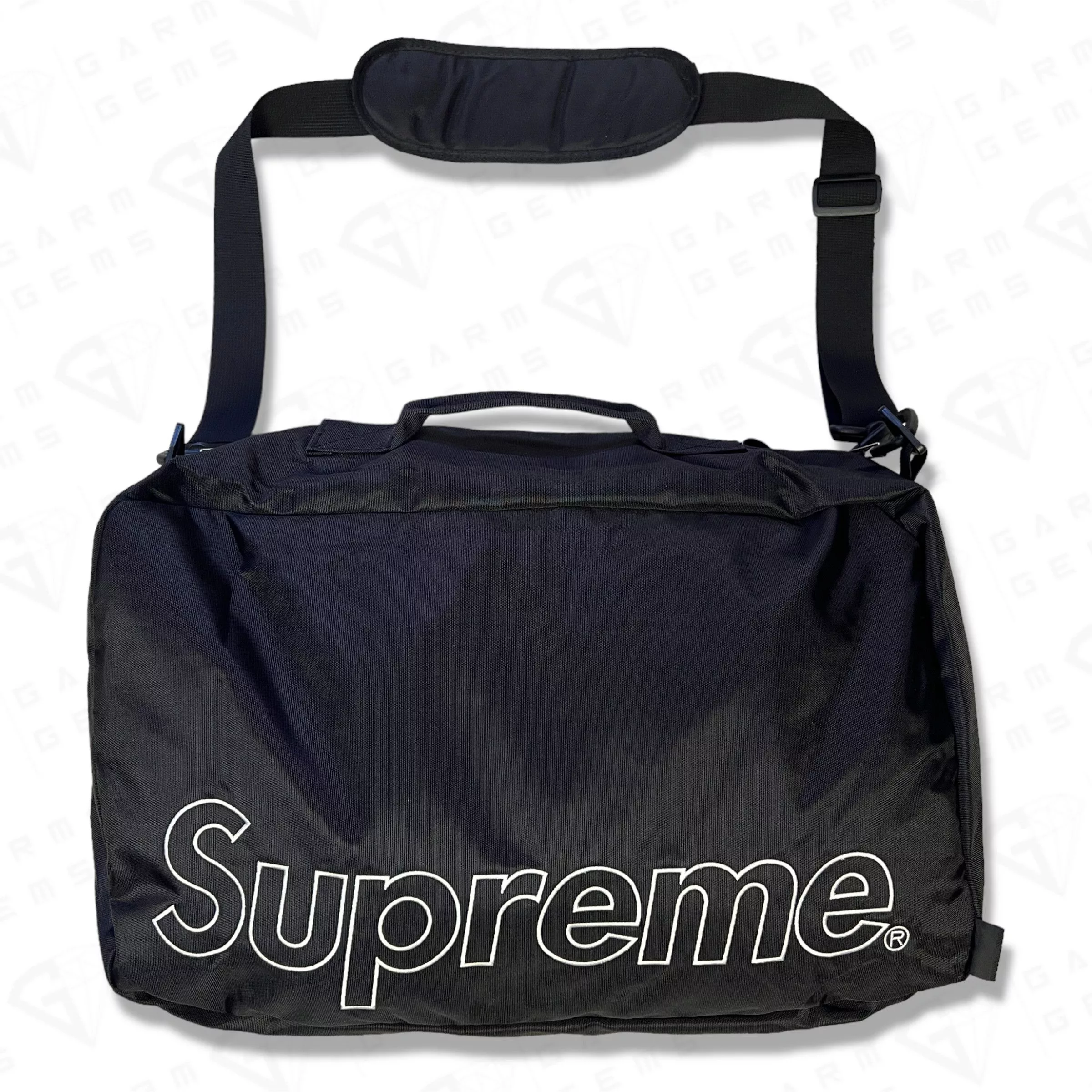 Supreme Bags Luggage Supreme Duffle Bag Black