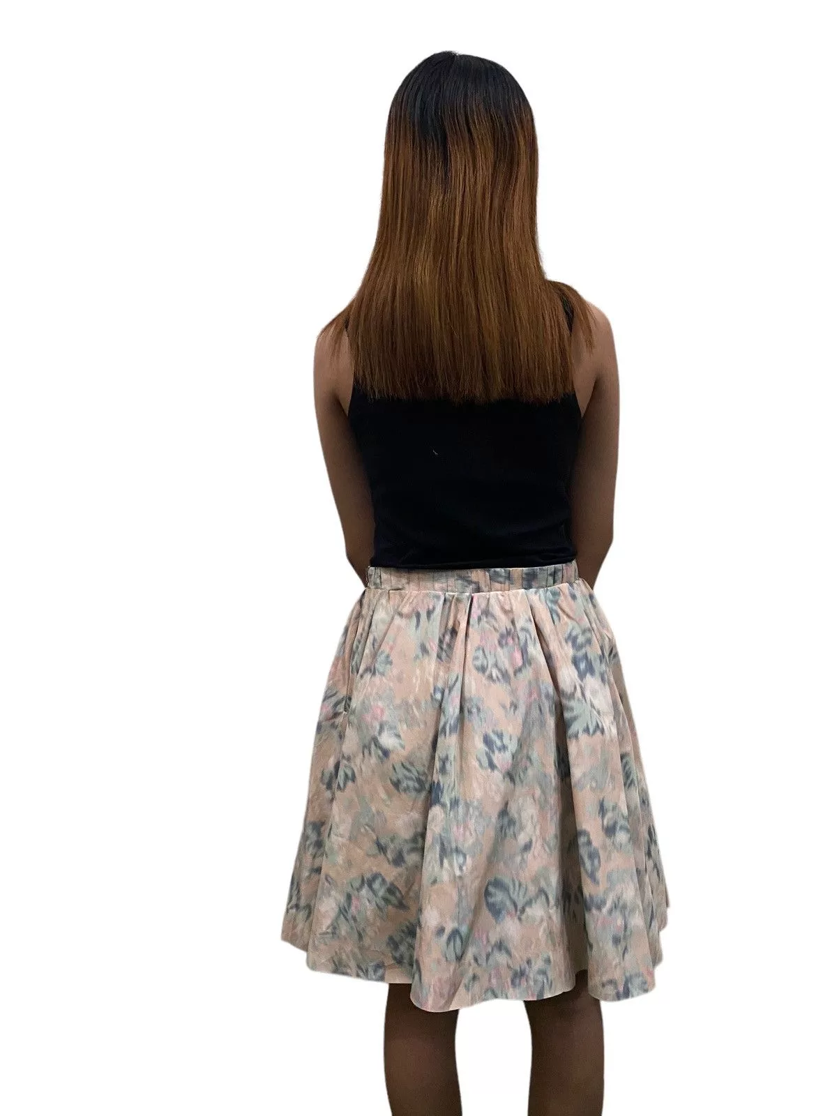 Acne Studios Midi Skirts Acne Studios PSS12 ACNE Romantic Print Multi