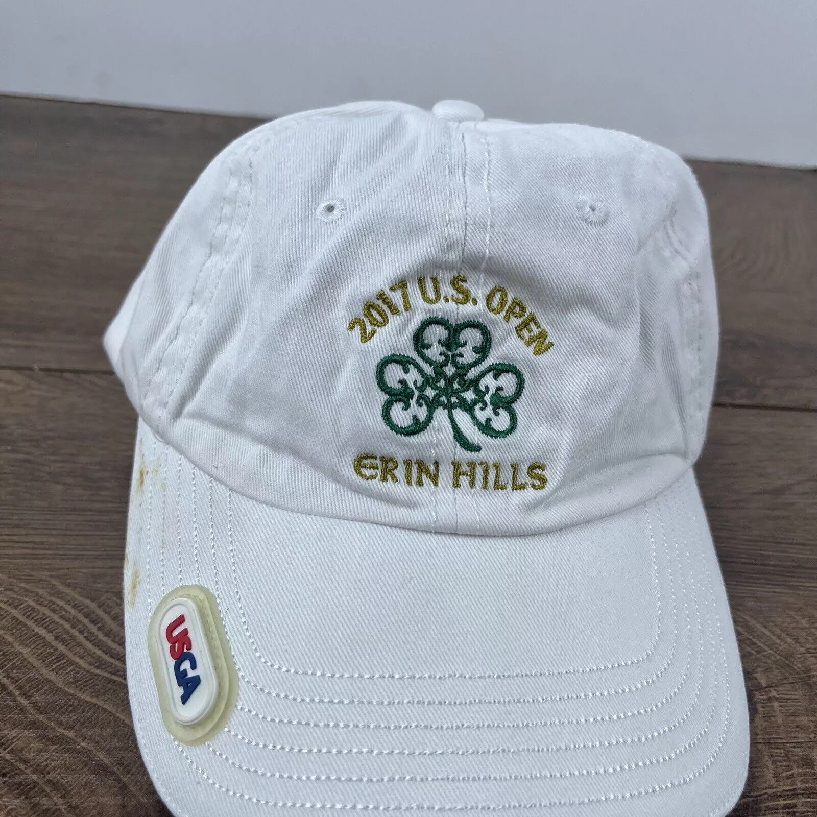 Other Hats Other Erin Hills Hat 2017 US Open Hat White Cap Hat Adjustable Hat