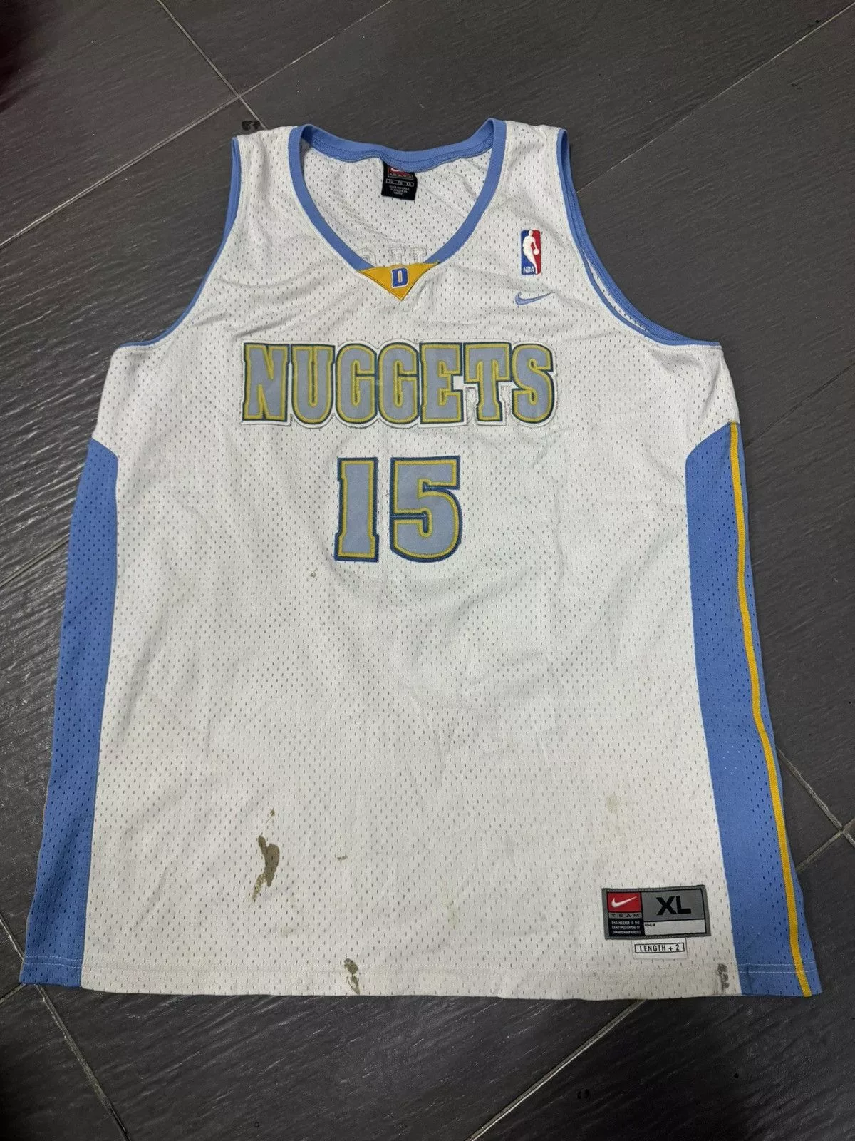 NBA Jerseys NBA × Nike × Vintage VINTAGE CARMELO ANTHONY NO 15 NIKE JERSEY White