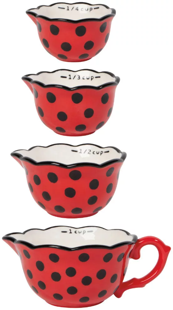 Ladybugs Measuring Cups 4/Set