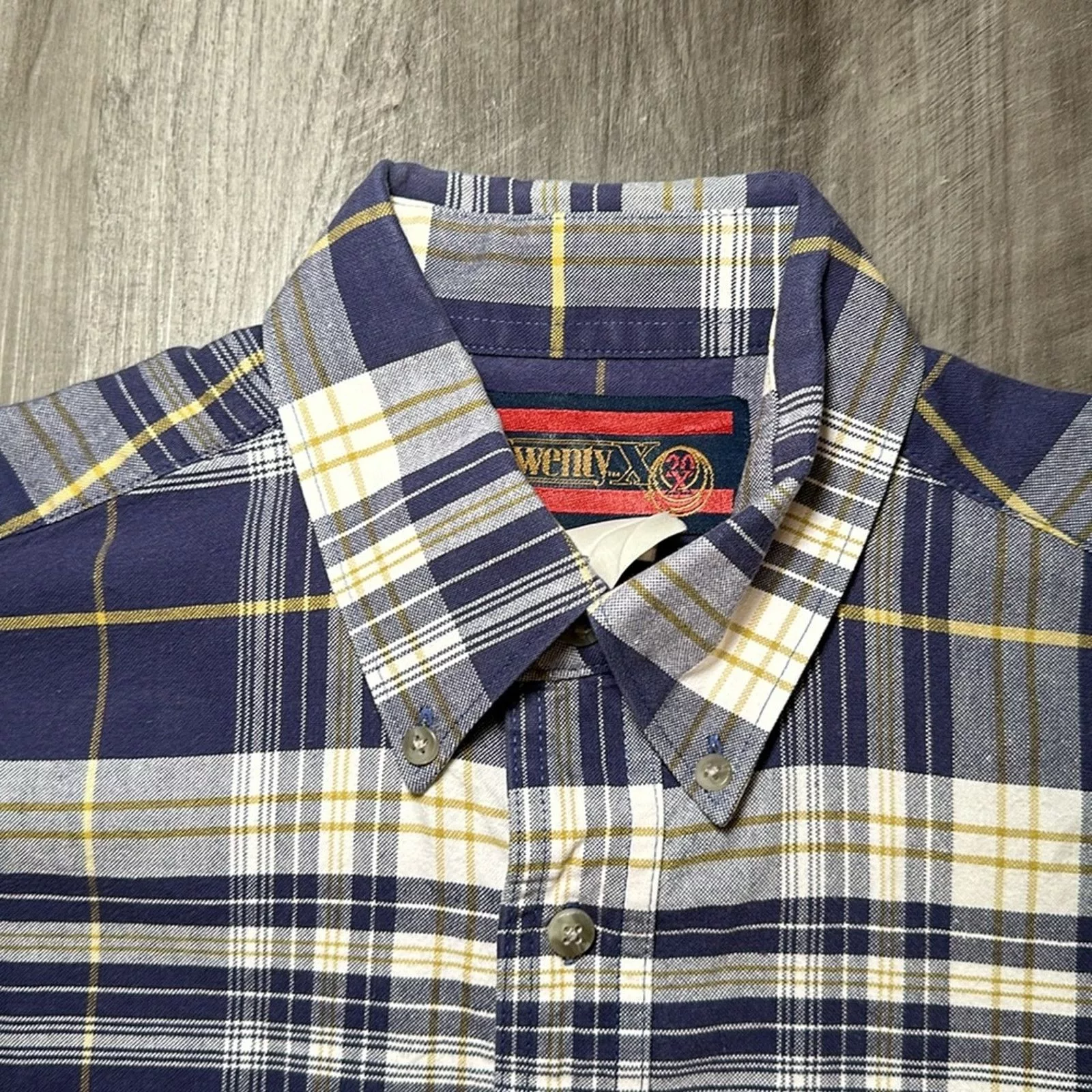 Wrangler Shirts Button Ups Wrangler 20X Western Long Sleeve Button Down - Large Blue
