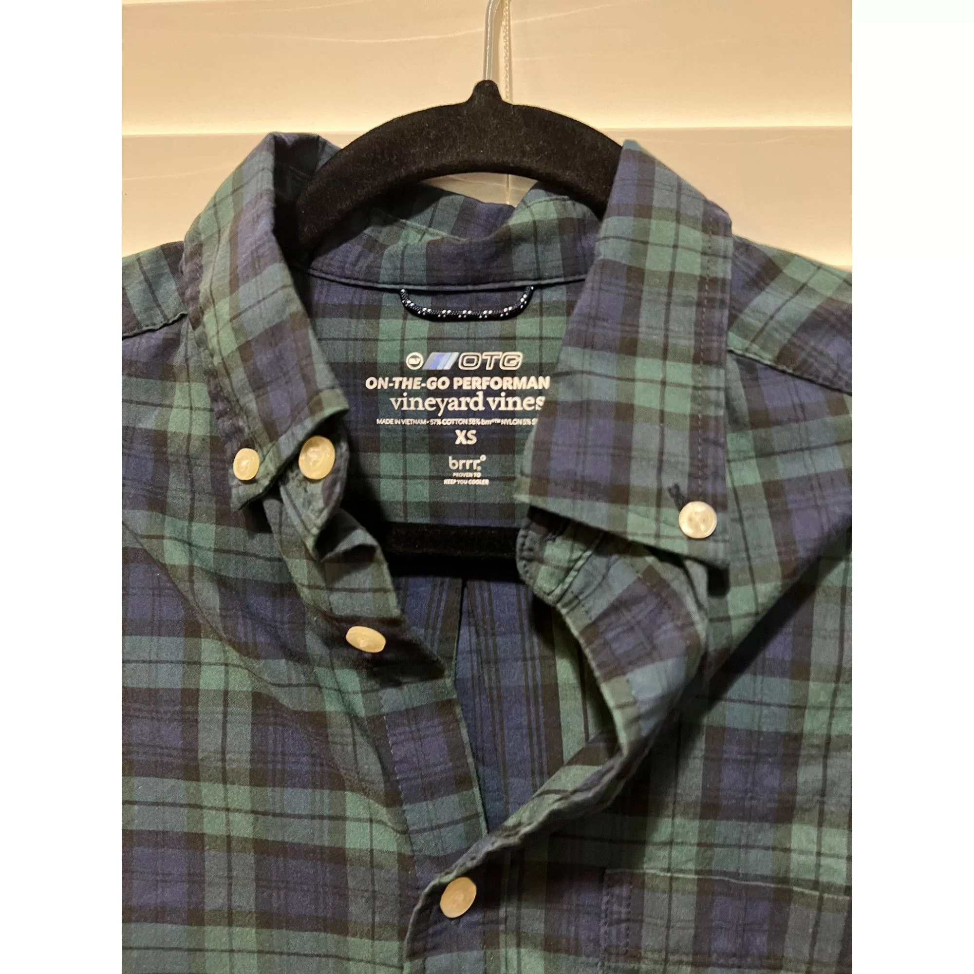 Vineyard Vines Shirts Button Ups Vineyard Vines OTG Performance Style Button Up Shirt - Size Green