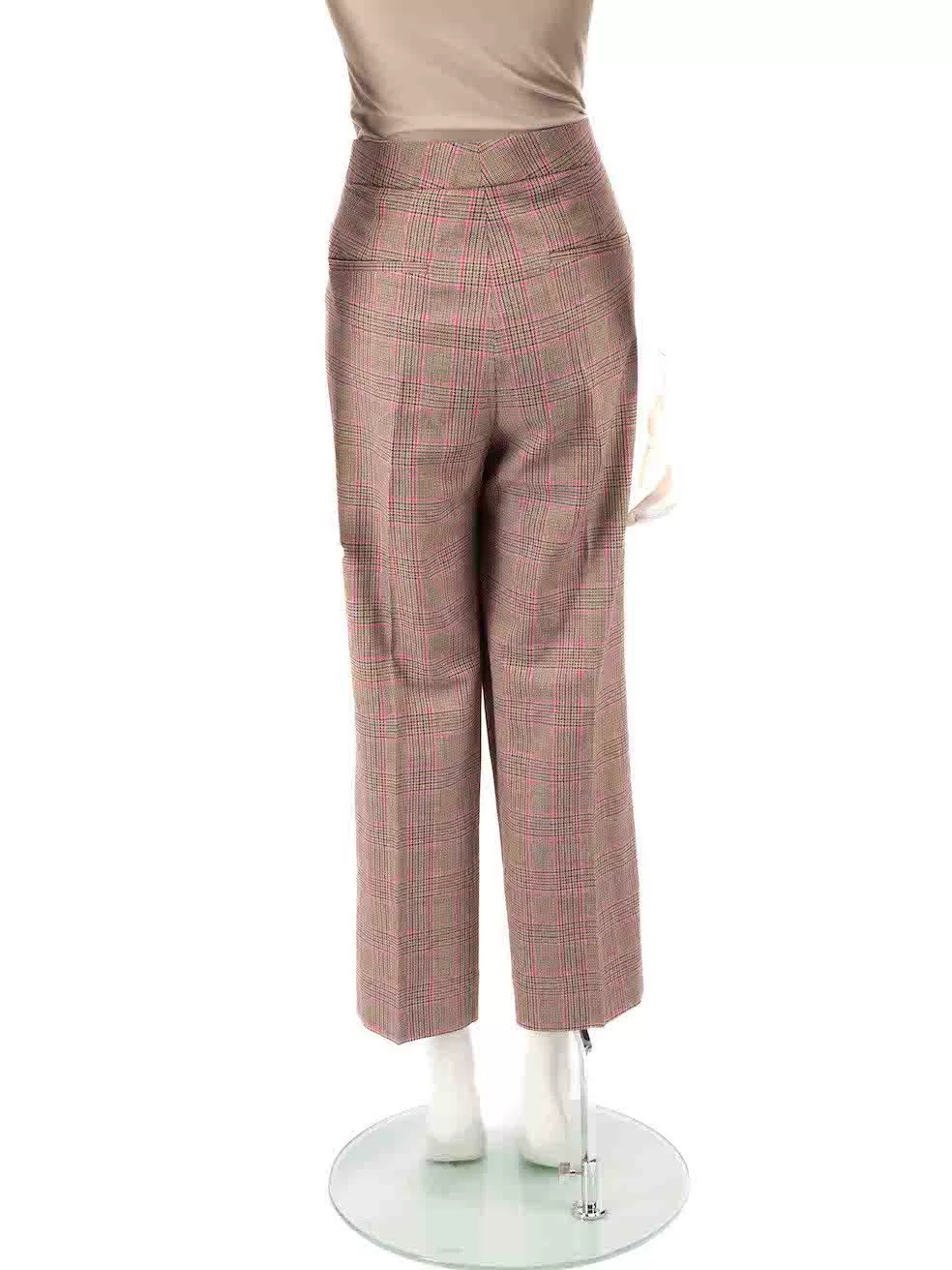 ME+EM Pants ME+EM Side Tape Tartan Pattern Trousers Multi