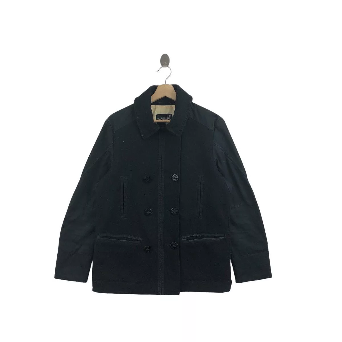 Marithe + Francois Girbaud Heavy Coats Marithe + Francois Girbaud × Vintage Pick!! Vtg MARITHE FRANCOIS GIRBAUD x Le Casual De Wool Coat Black