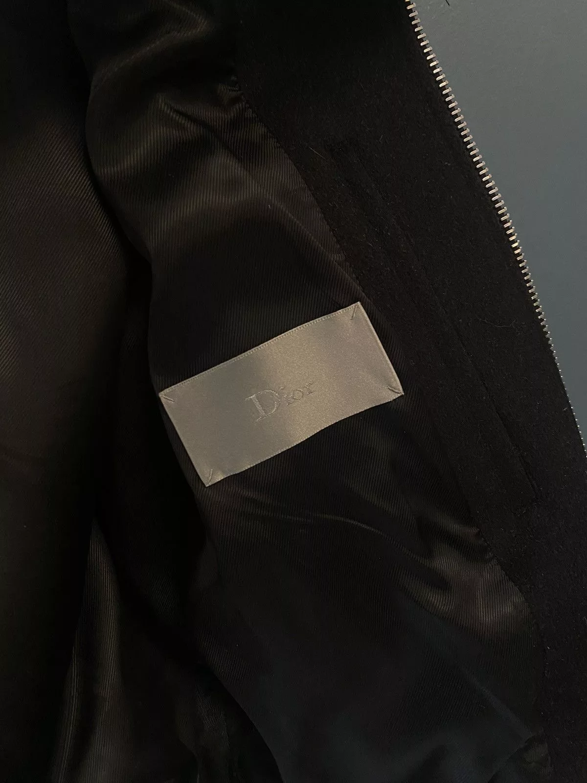 Dior Bombers Dior FW17 Fur Collar Jacket Black